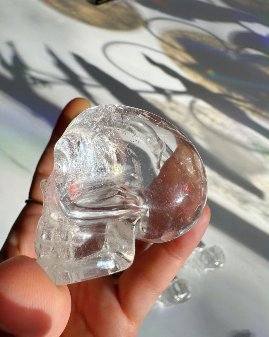Clear Quartz Skull