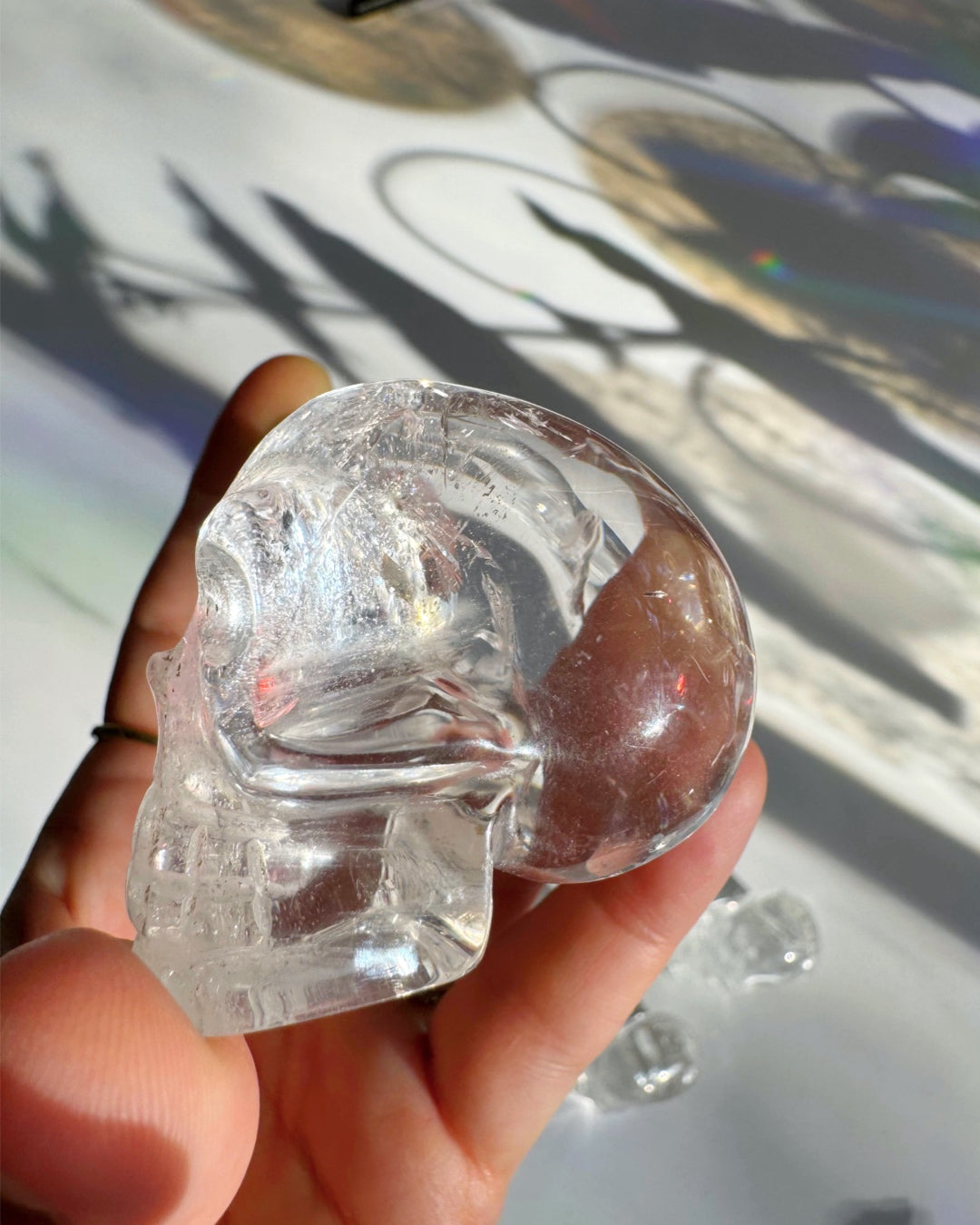 Clear Quartz Skull