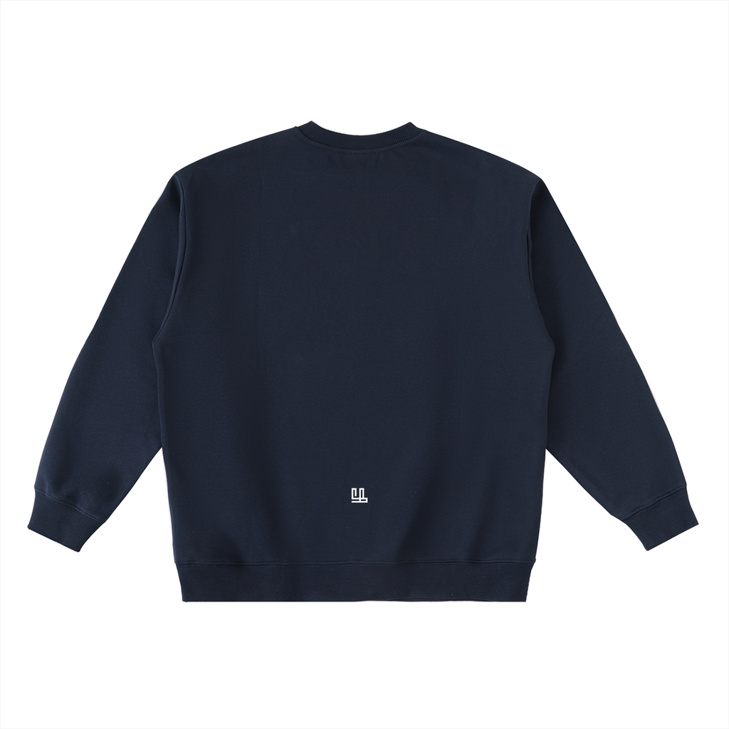 Fearless Apparel Line Oversized Crewneck Taped Sweatshirt – Unisex Streetwear Essential