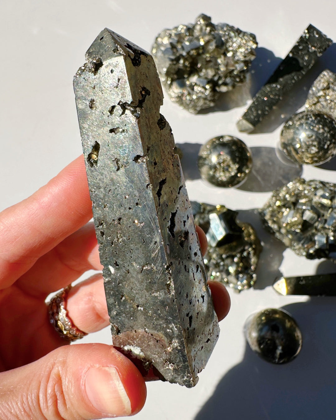 Pyrite Obelisk