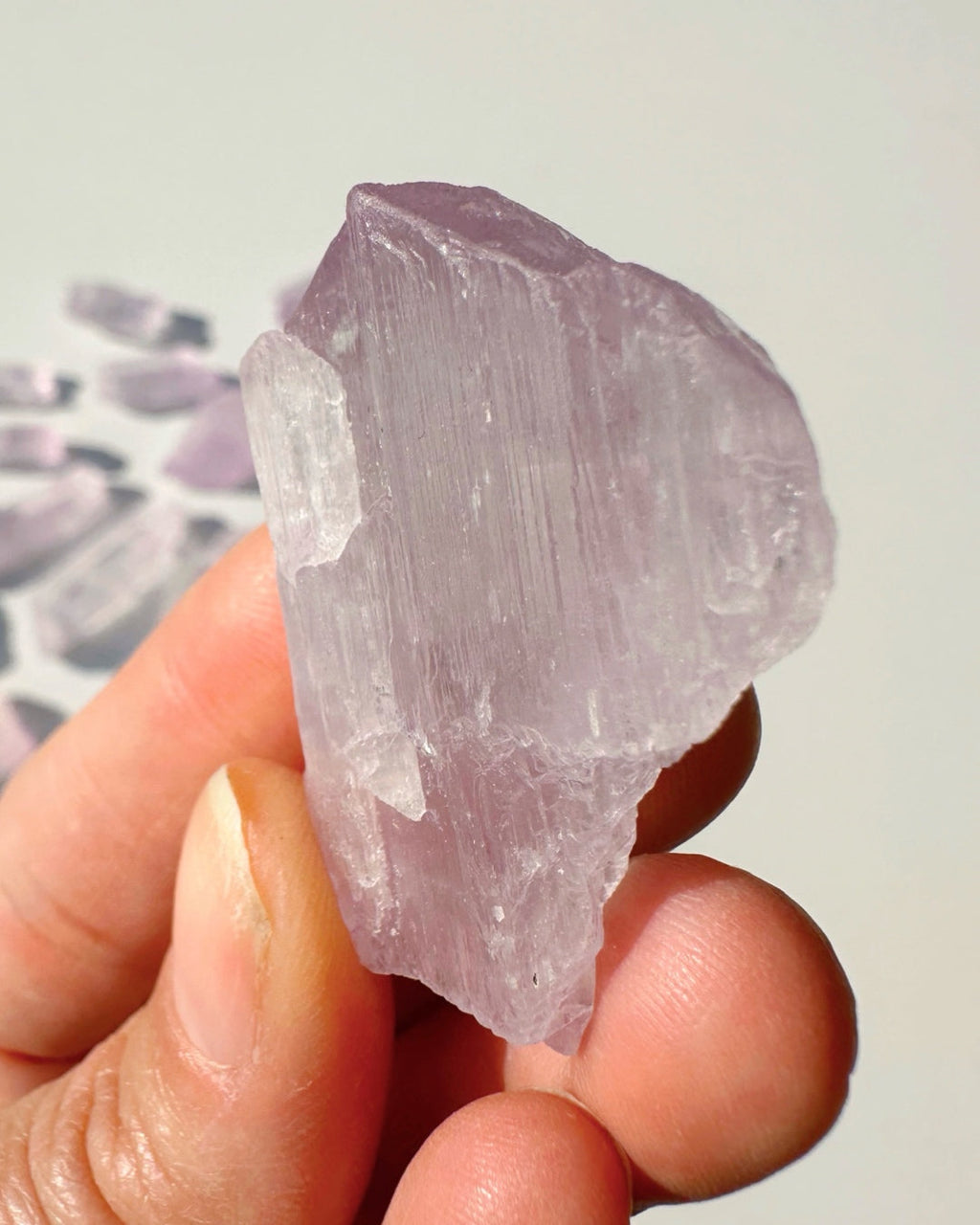 Raw Kunzite
