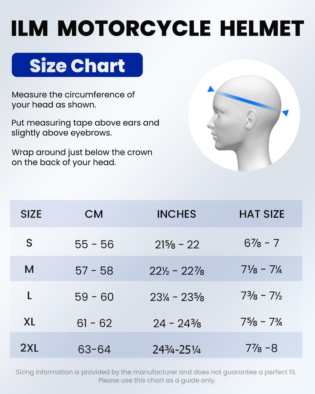 ILM Full Face Motorcycle Helmet Lightweight Fiberglass DOT ECE Model MF522P