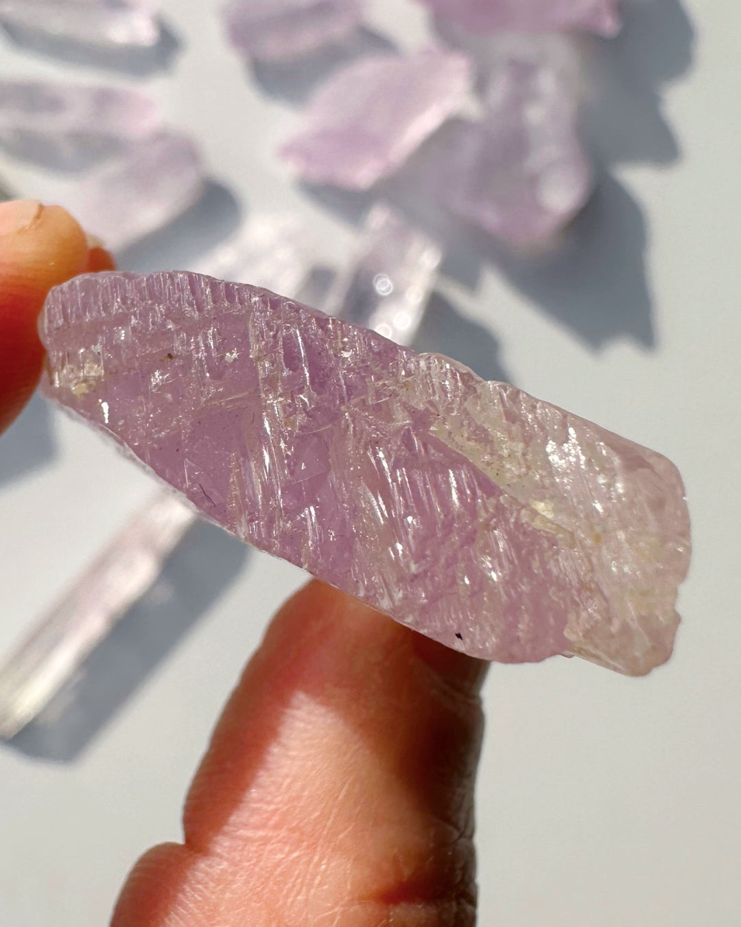 Raw Kunzite