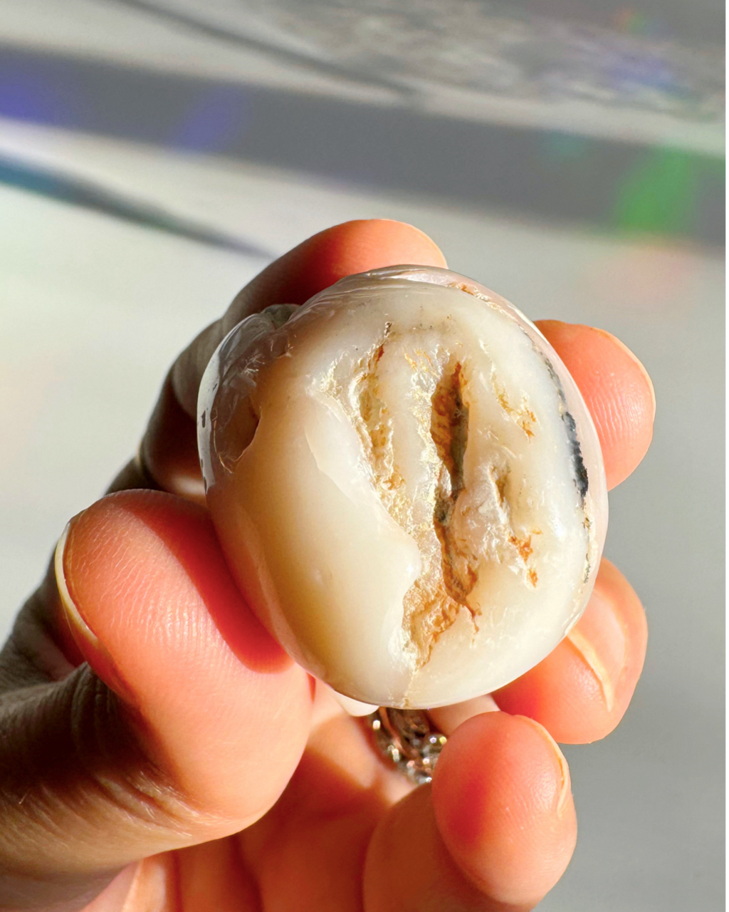 Pink Opal Skull