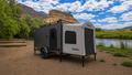 Toy Hauler Patio Enclosure Ramp Tent by PahaQue.  Custom Built to fit all Toy Hauler trailers.