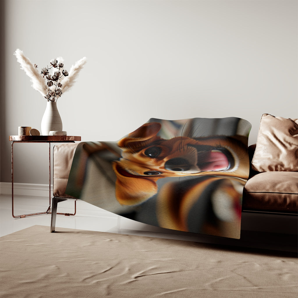 Sweatshirt Blanket – Plush Fleece Throw, 2 Size Options