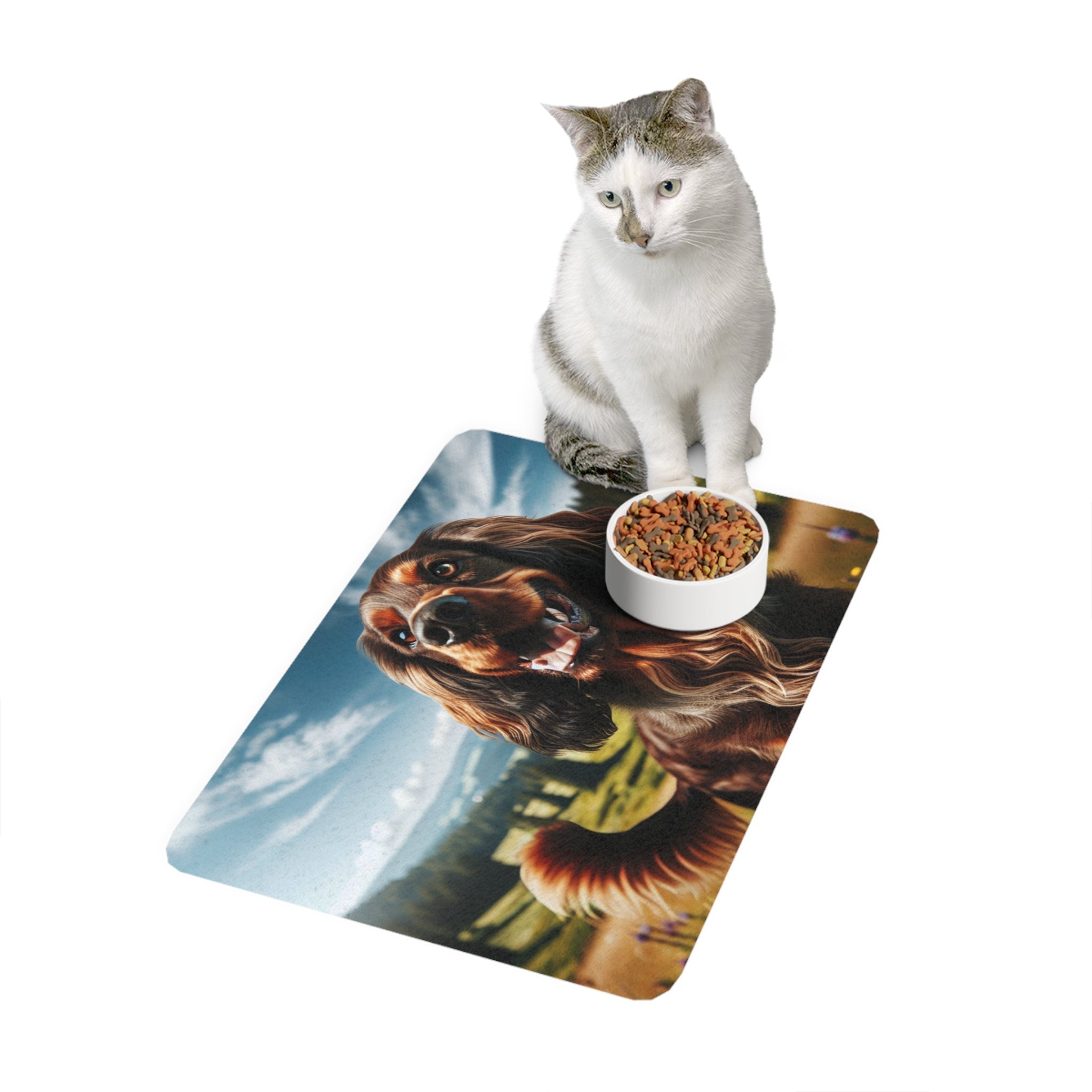 Non-Slip Pet Food Mat – Waterproof Feeding Mat for Dogs
