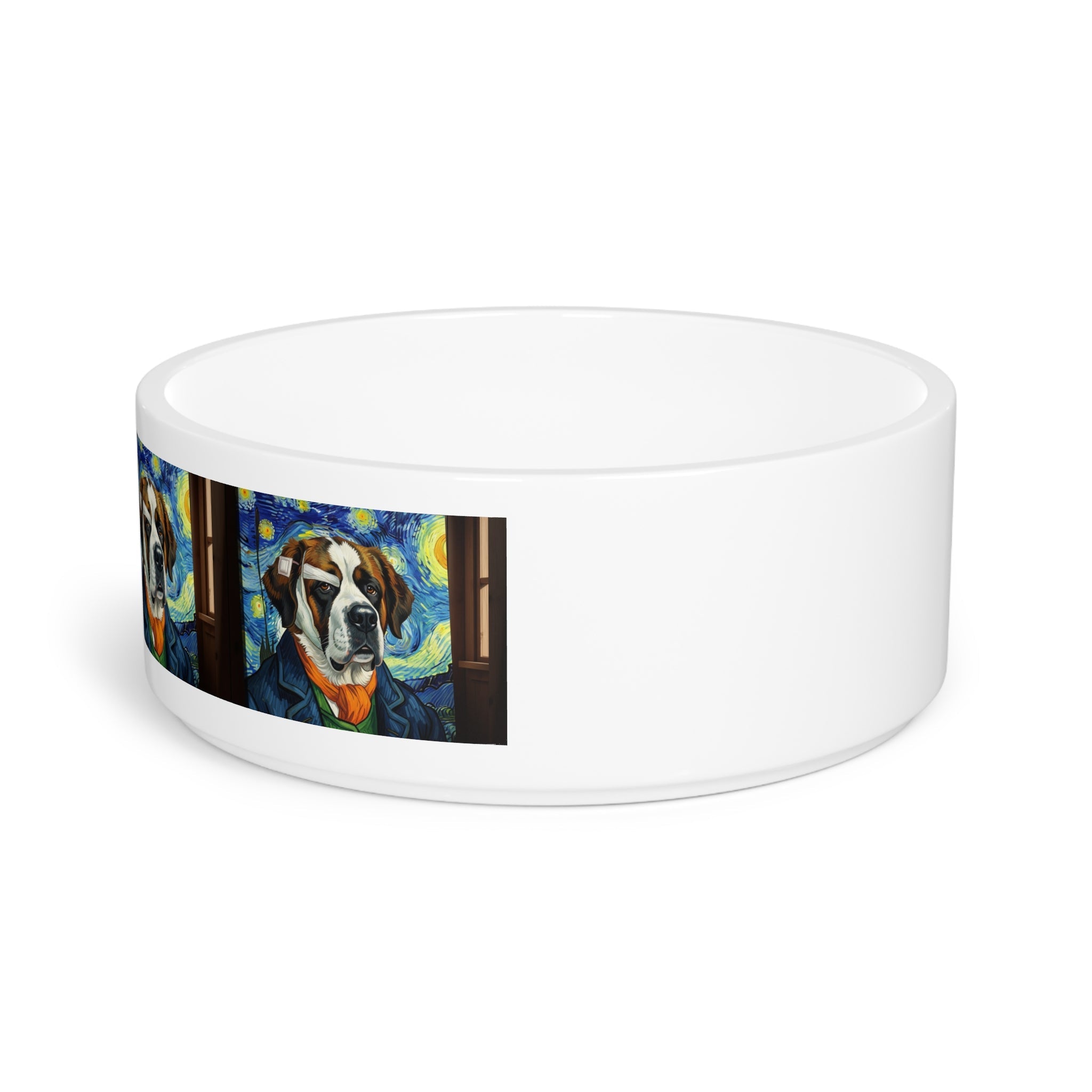 Ceramic Pet Bowl – 16 oz Dog Feeding Bowl