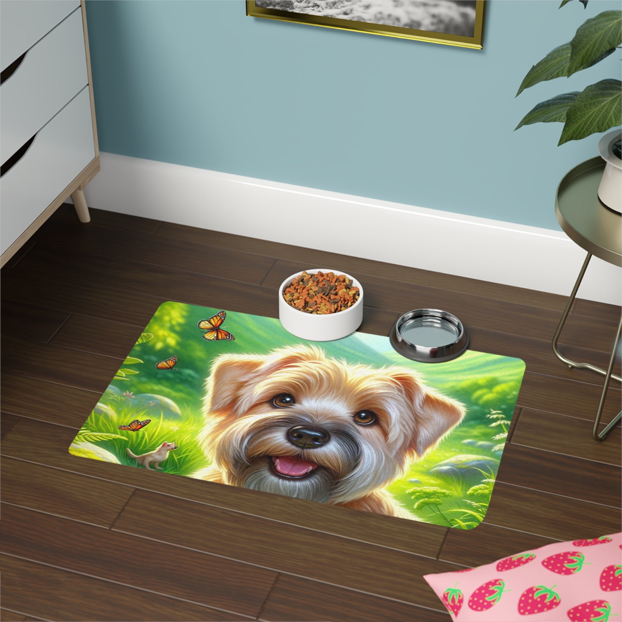 Non-Slip Pet Food Mat – Waterproof Feeding Mat for Dogs