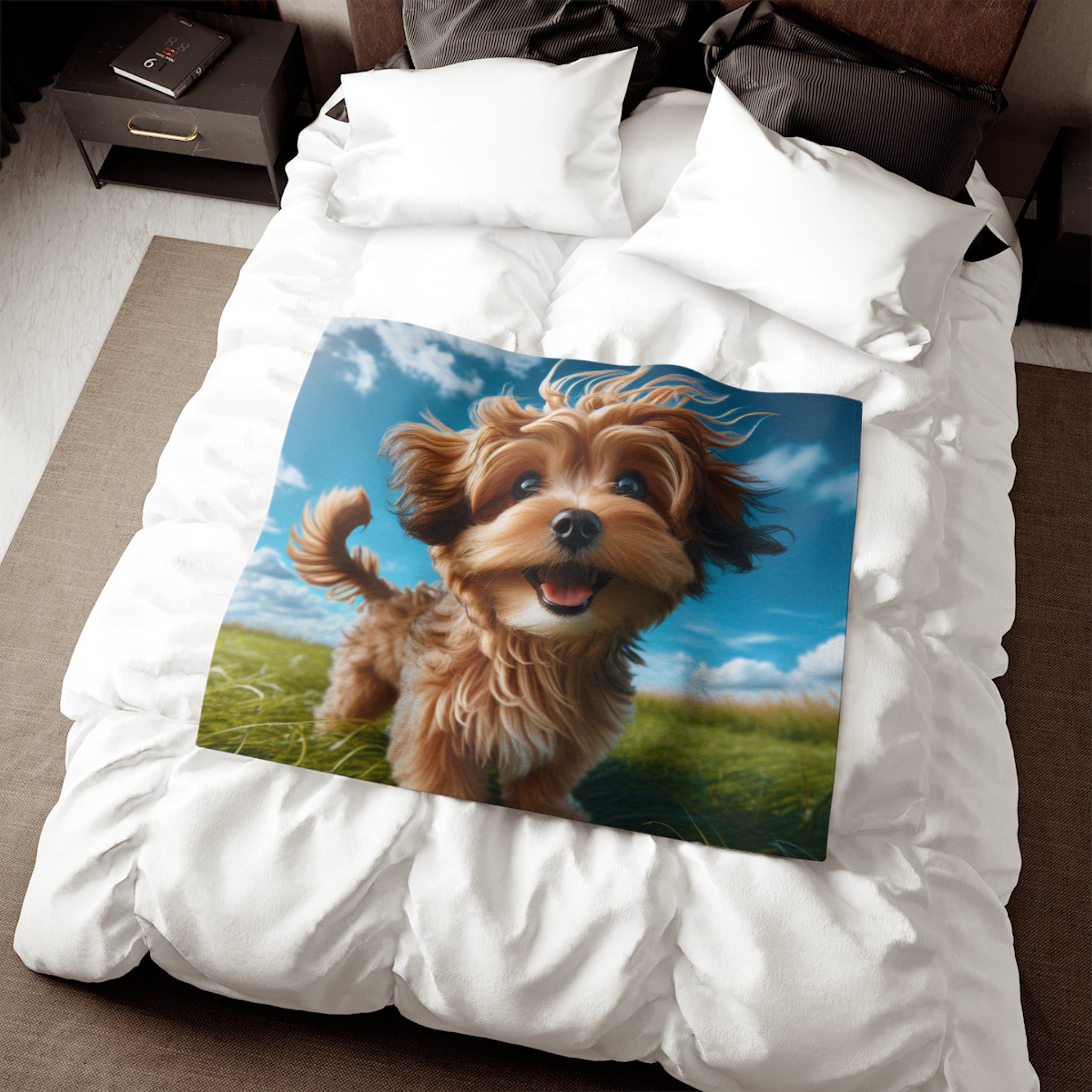 Sweatshirt Blanket – Plush Fleece Throw, 2 Size Options