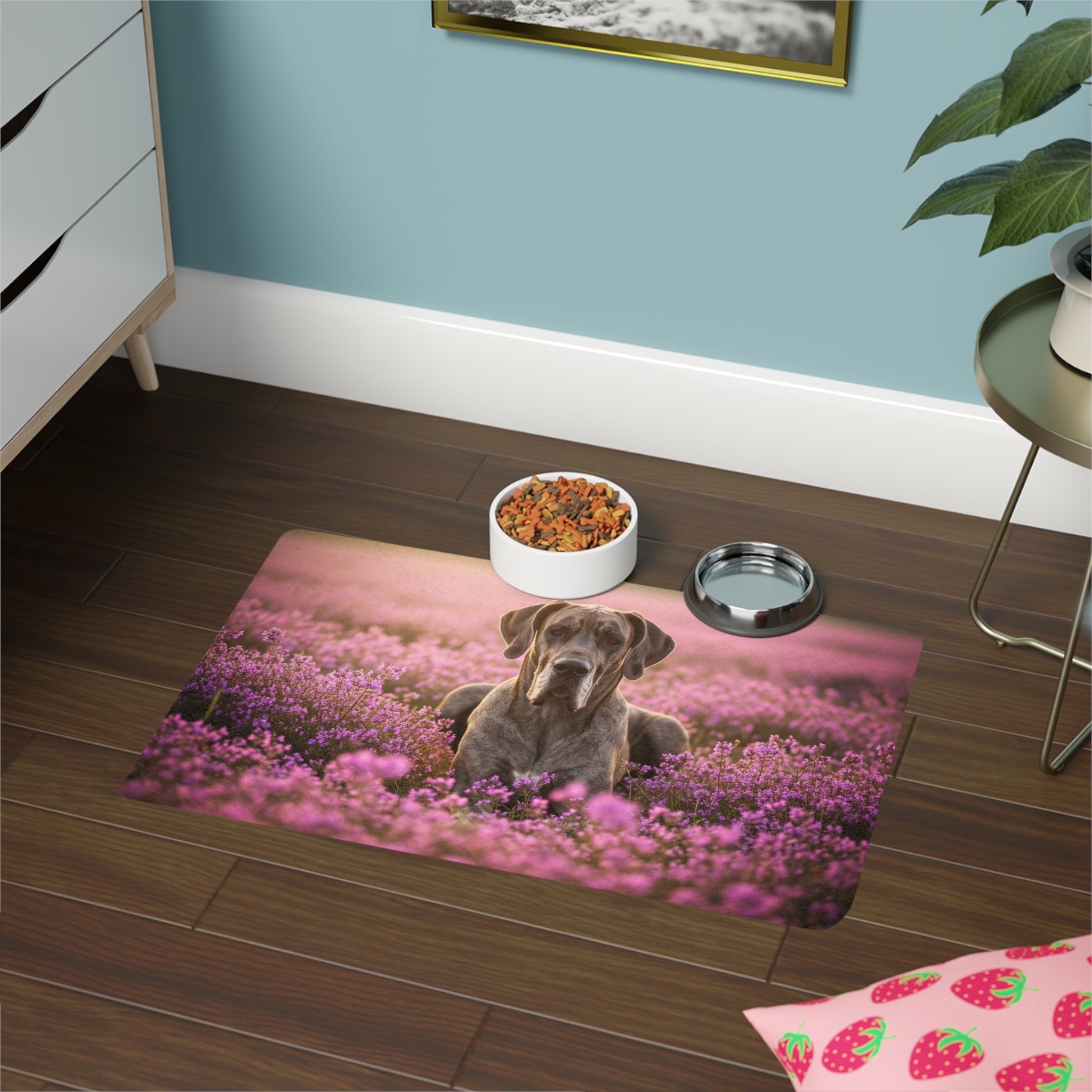 Non-Slip Pet Food Mat – Waterproof Feeding Mat for Dogs