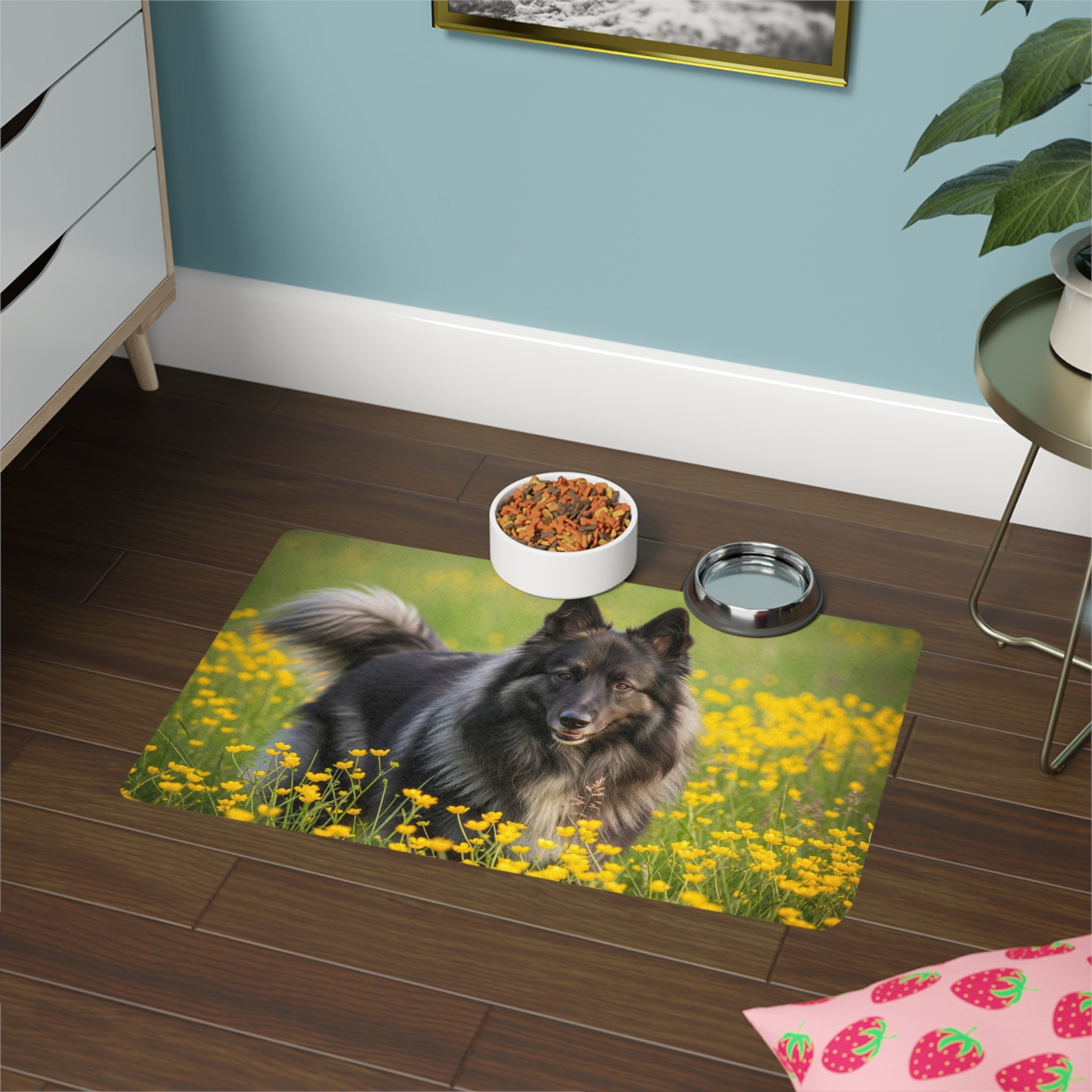 Non-Slip Pet Food Mat – Waterproof Feeding Mat for Dogs