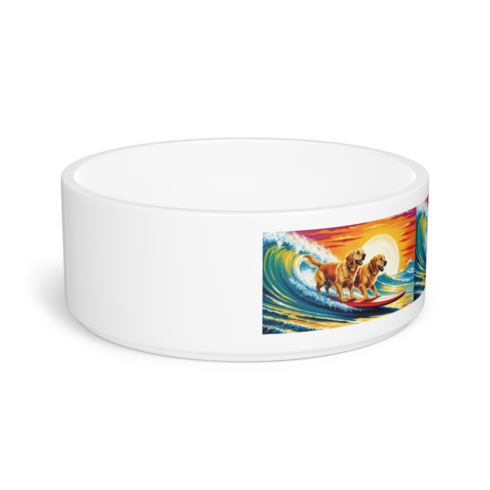 Ceramic Pet Bowl – 16 oz Dog Feeding Bowl