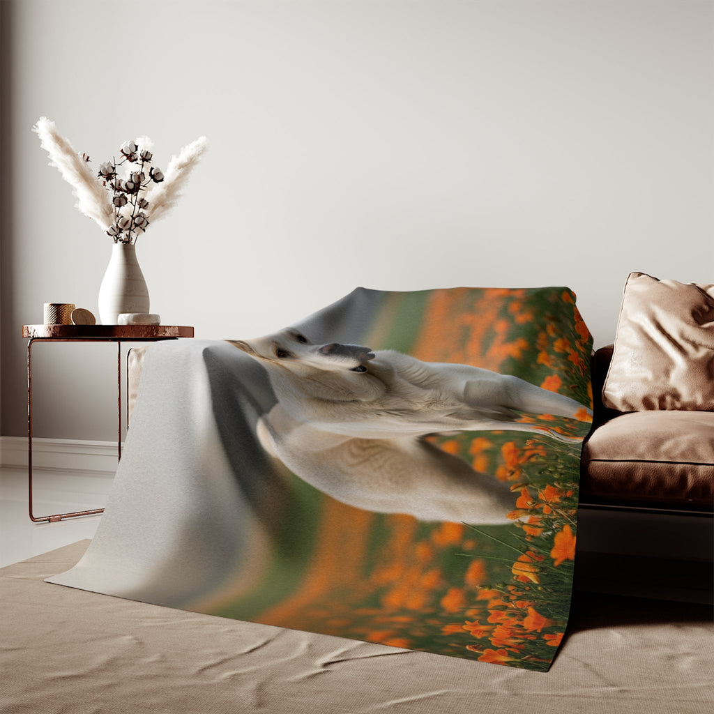Sweatshirt Blanket – Plush Fleece Throw, 2 Size Options