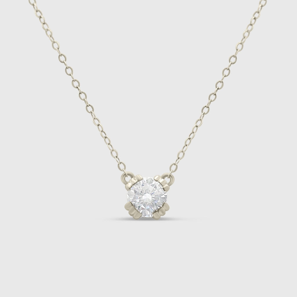 “Elise” Necklace- Moissanite Collection