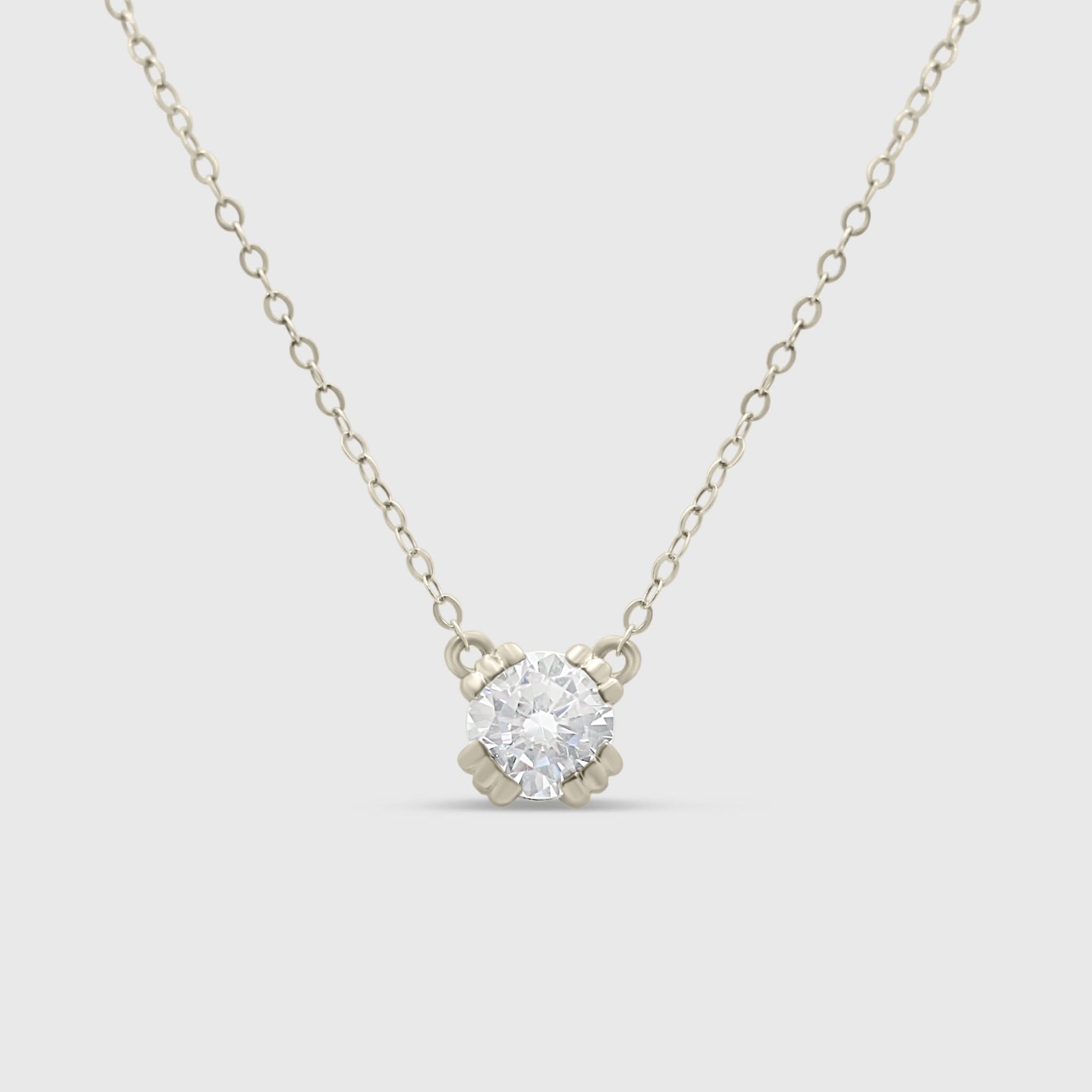 “Elise” Necklace- Moissanite Collection