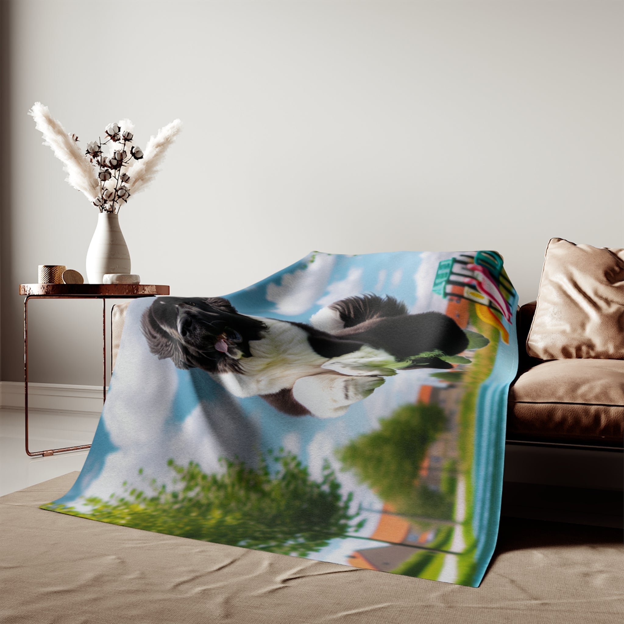 Sweatshirt Blanket – Plush Fleece Throw, 2 Size Options