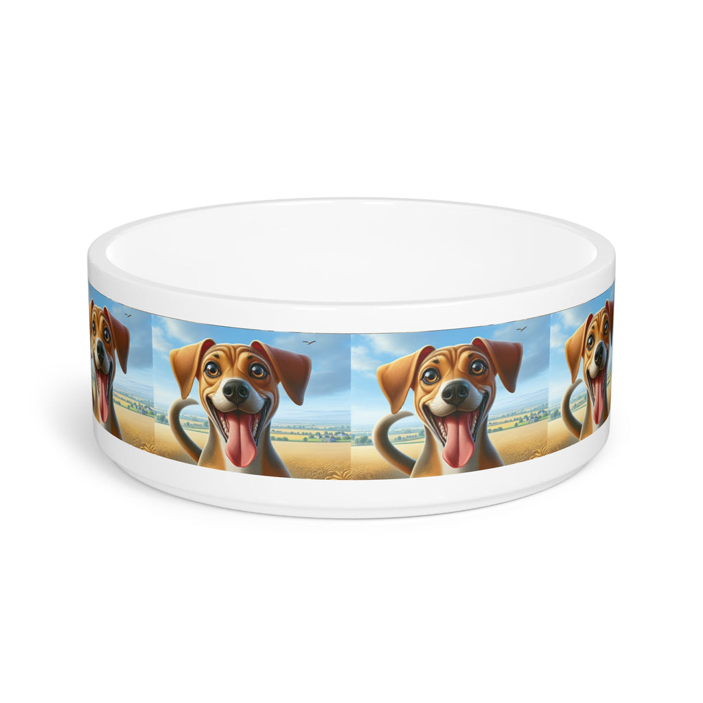 Ceramic Pet Bowl – 16 oz Dog Feeding Bowl