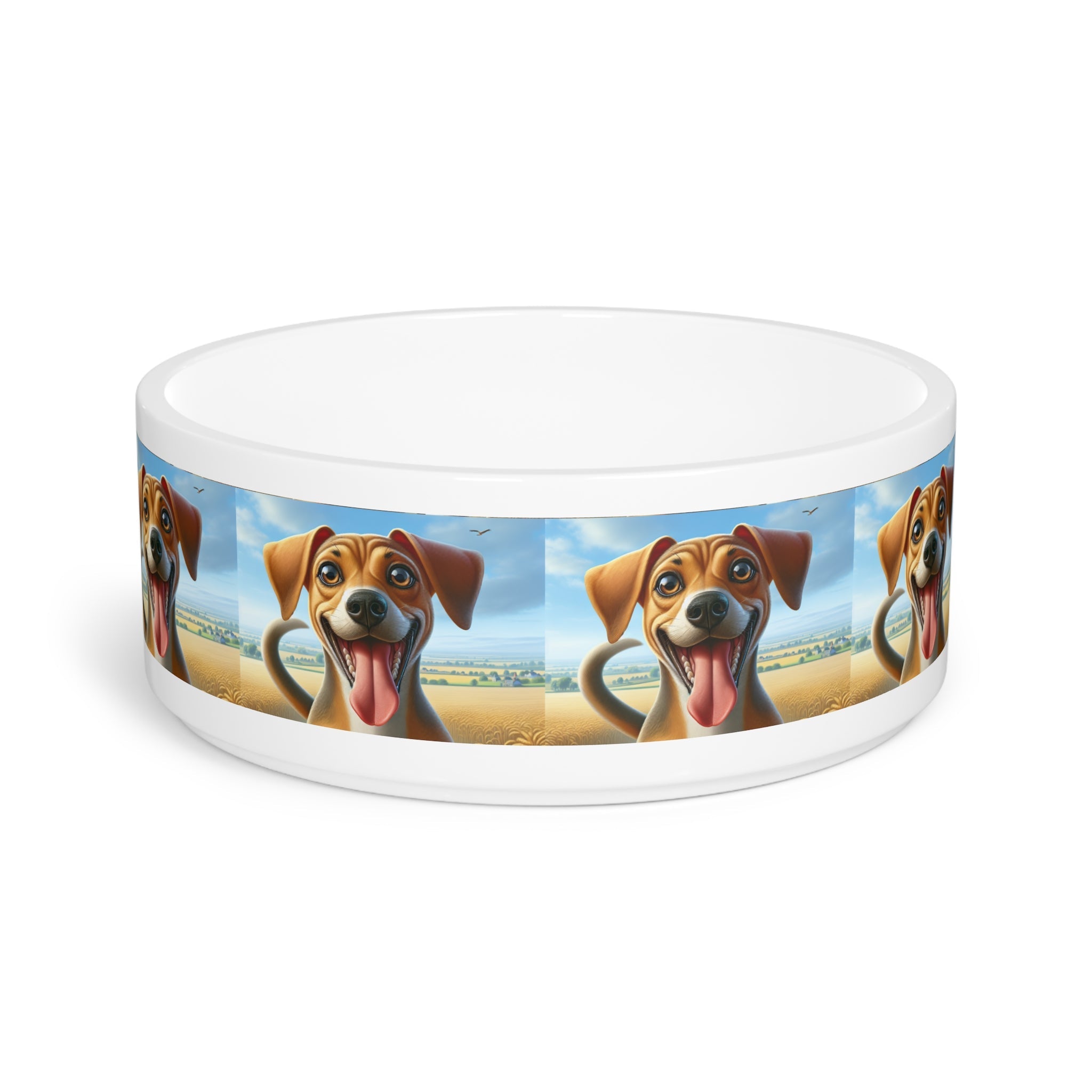 Ceramic Pet Bowl – 16 oz Dog Feeding Bowl
