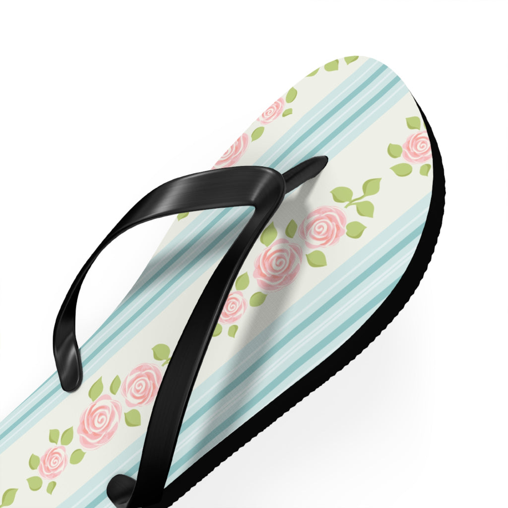 Customizable: Floral Flip Flops | Stylish Summer Sandals | Beach Footwear | Vacation Essentials | Poolside Comfort | Garden Party Sandals