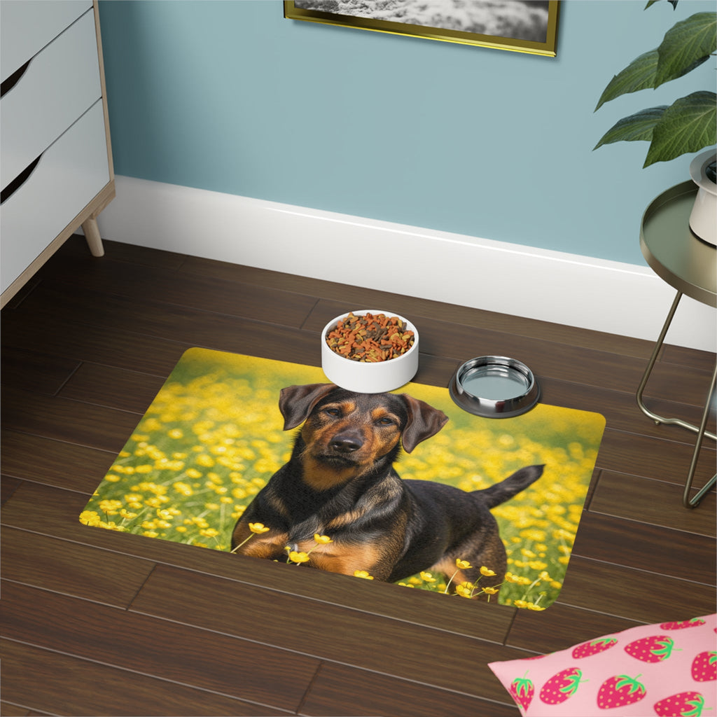 Non-Slip Pet Food Mat – Waterproof Feeding Mat for Dogs