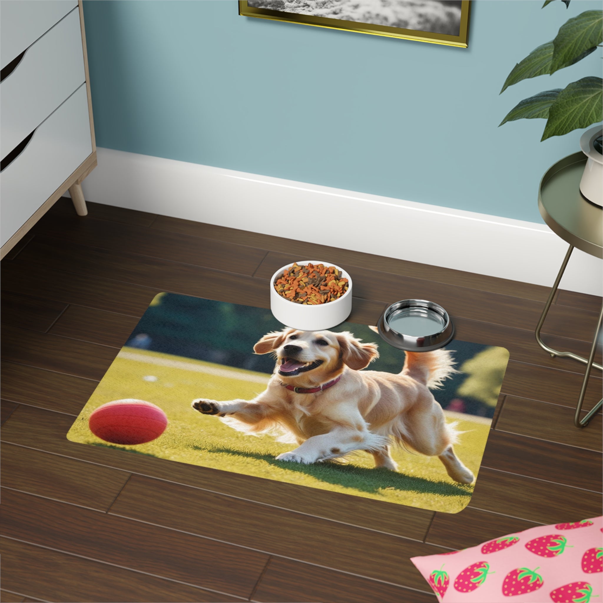Non-Slip Pet Food Mat – Waterproof Feeding Mat for Dogs