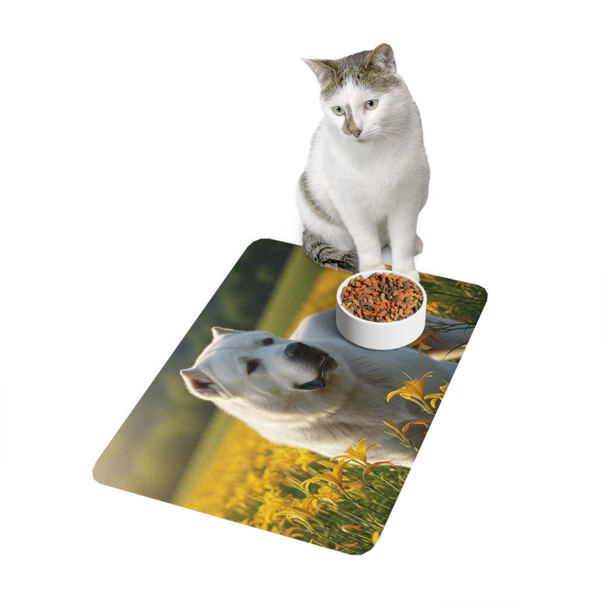 Non-Slip Pet Food Mat – Waterproof Feeding Mat for Dogs