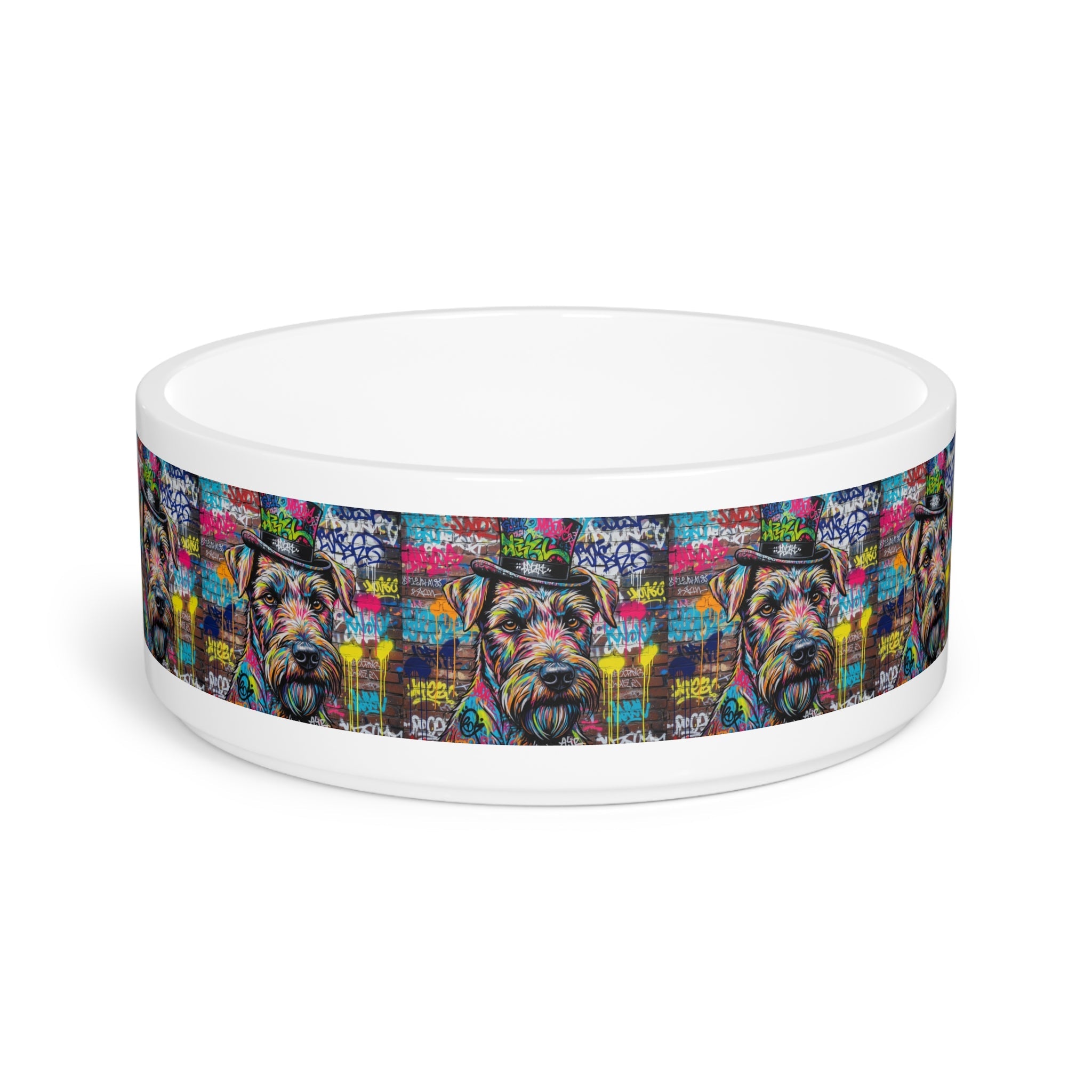Ceramic Pet Bowl – 16 oz Dog Feeding Bowl