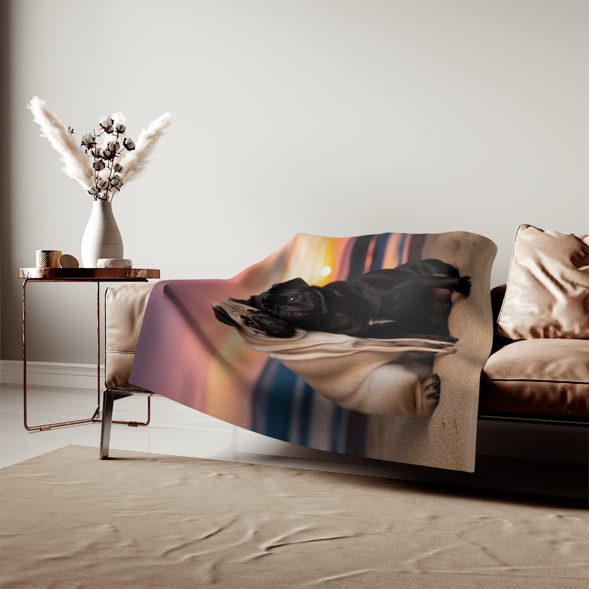 Sweatshirt Blanket – Plush Fleece Throw, 2 Size Options