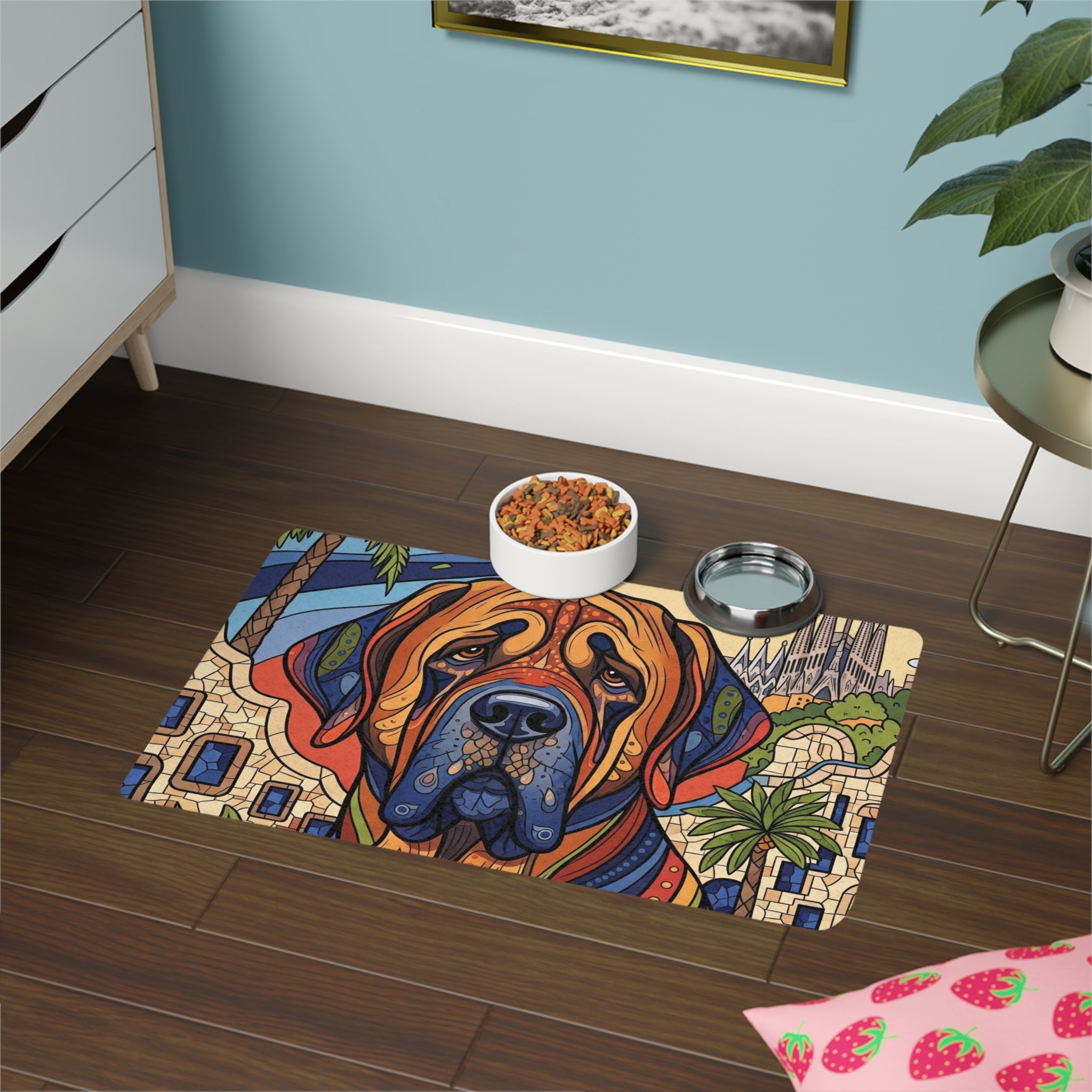 Non-Slip Pet Food Mat – Waterproof Feeding Mat for Dogs