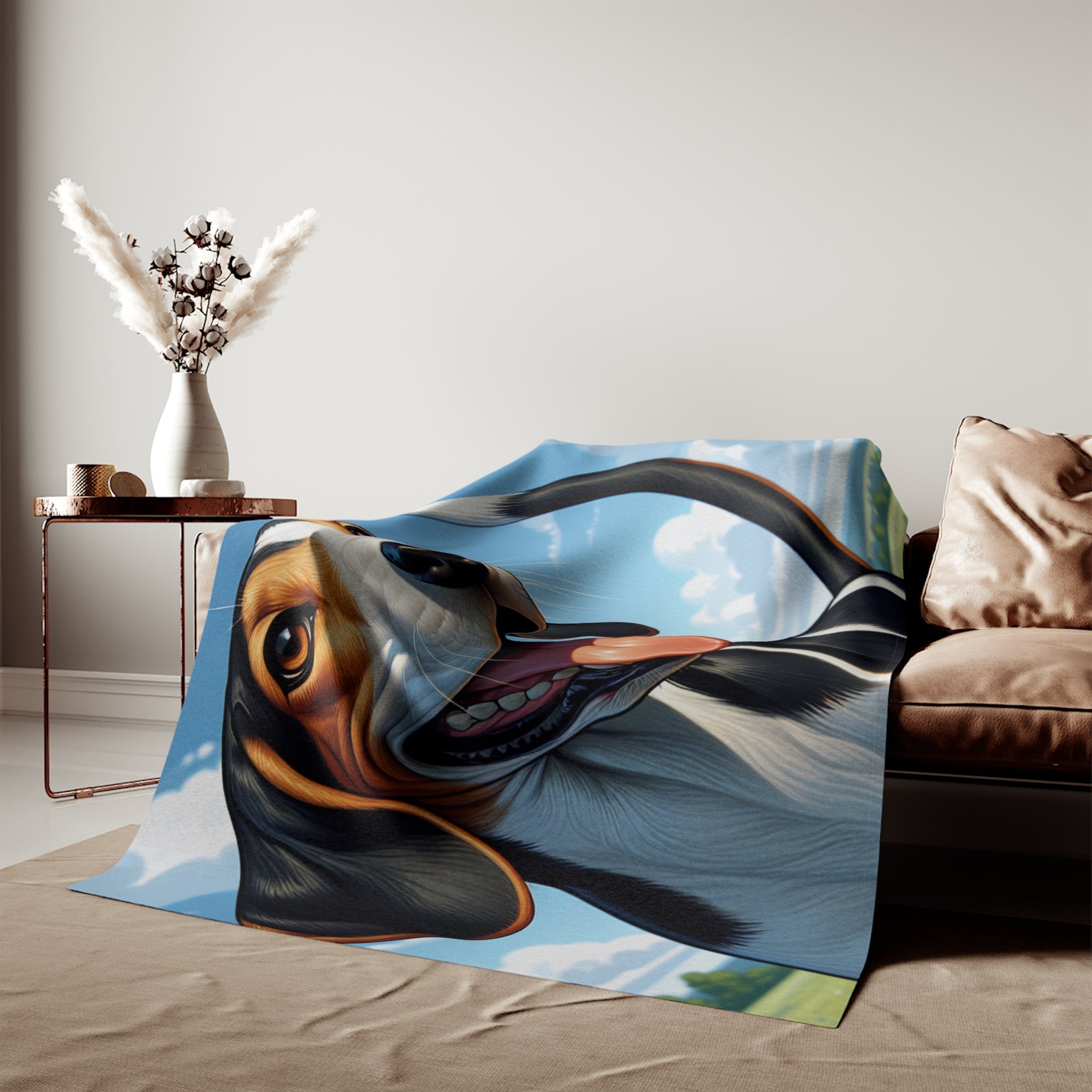 Sweatshirt Blanket – Plush Fleece Throw, 2 Size Options