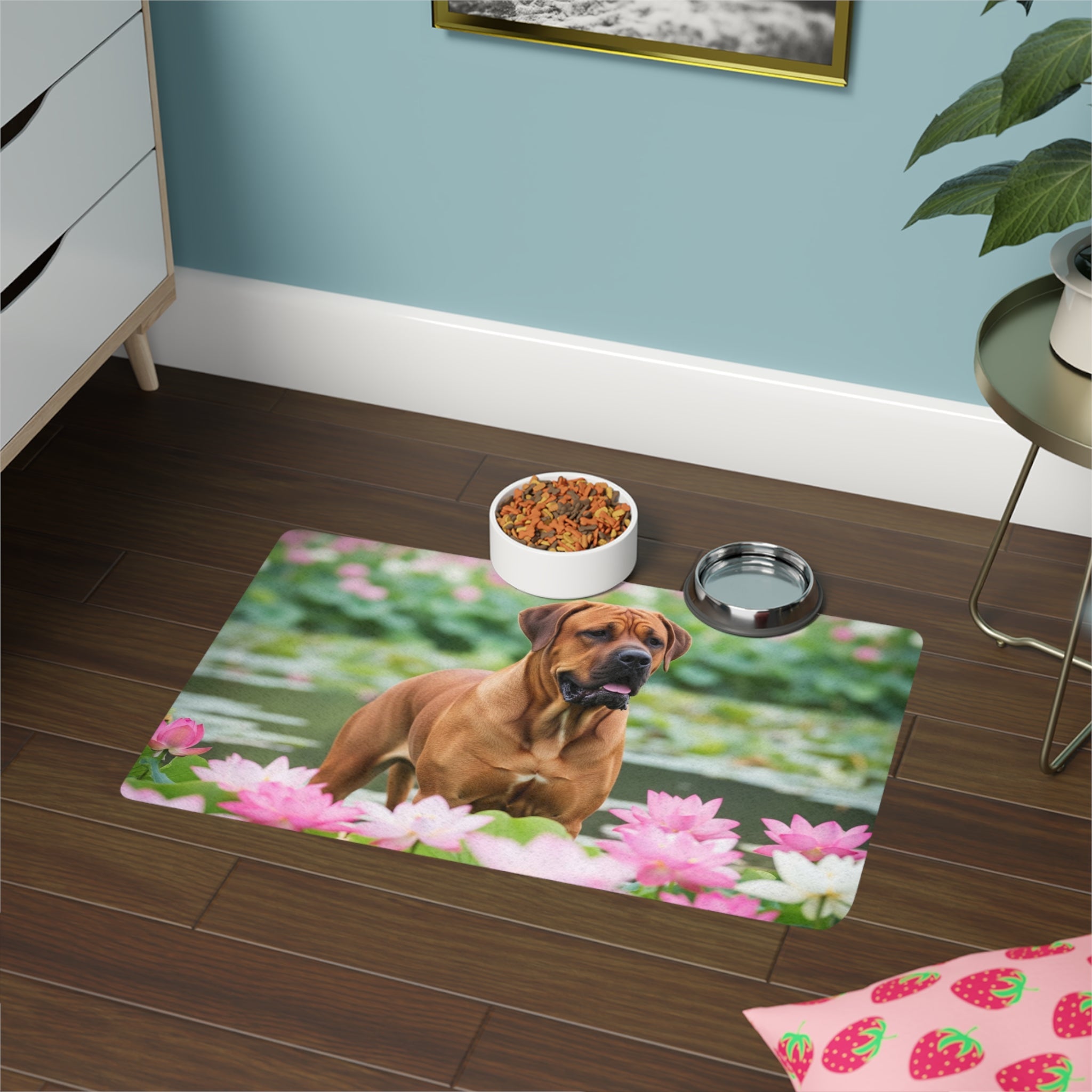 Non-Slip Pet Food Mat – Waterproof Feeding Mat for Dogs
