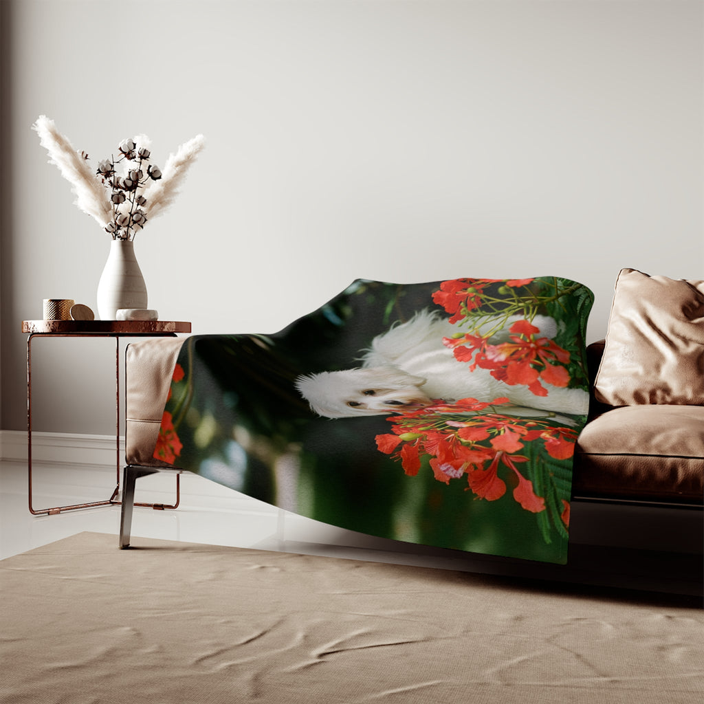 Sweatshirt Blanket – Plush Fleece Throw, 2 Size Options