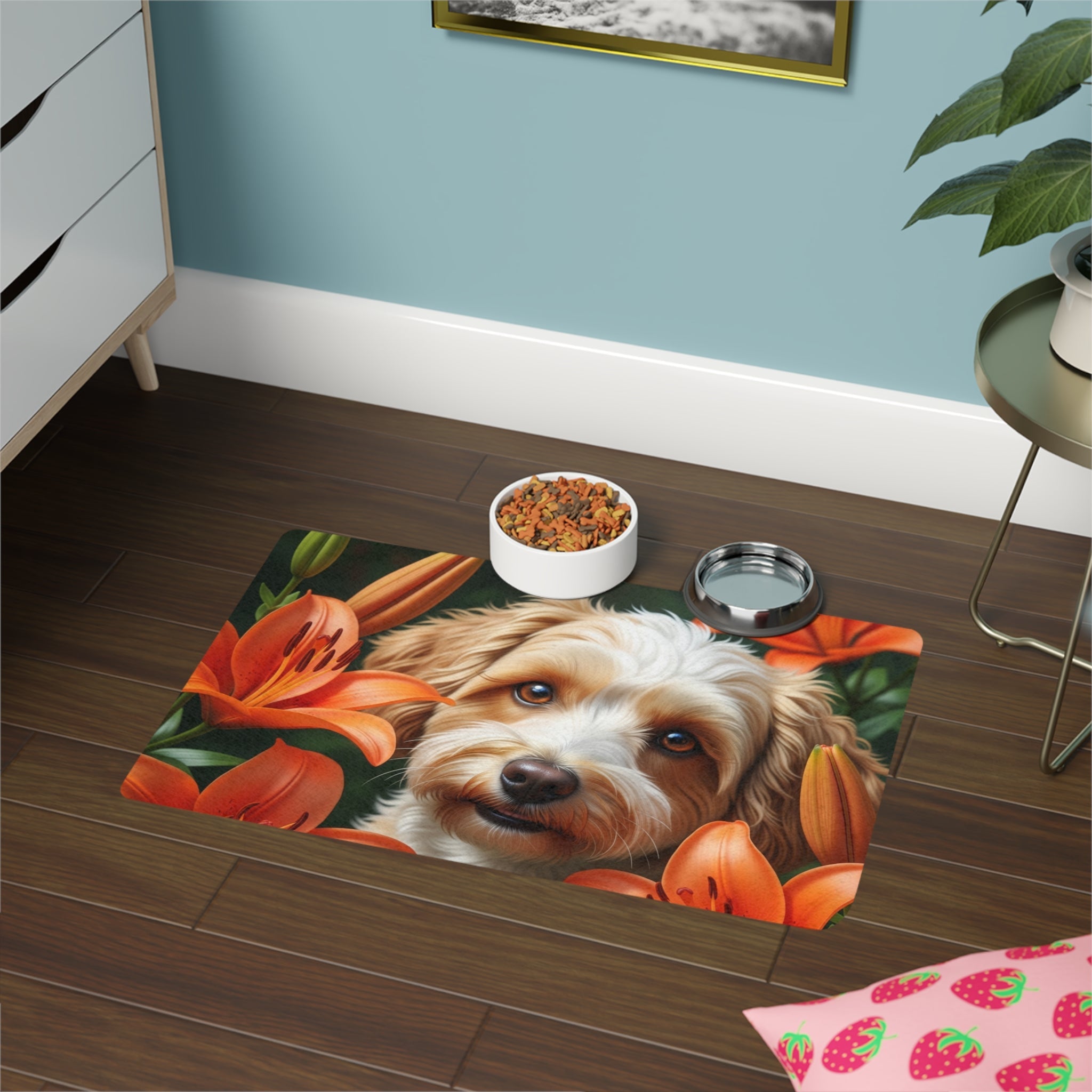 Non-Slip Pet Food Mat – Waterproof Feeding Mat for Dogs