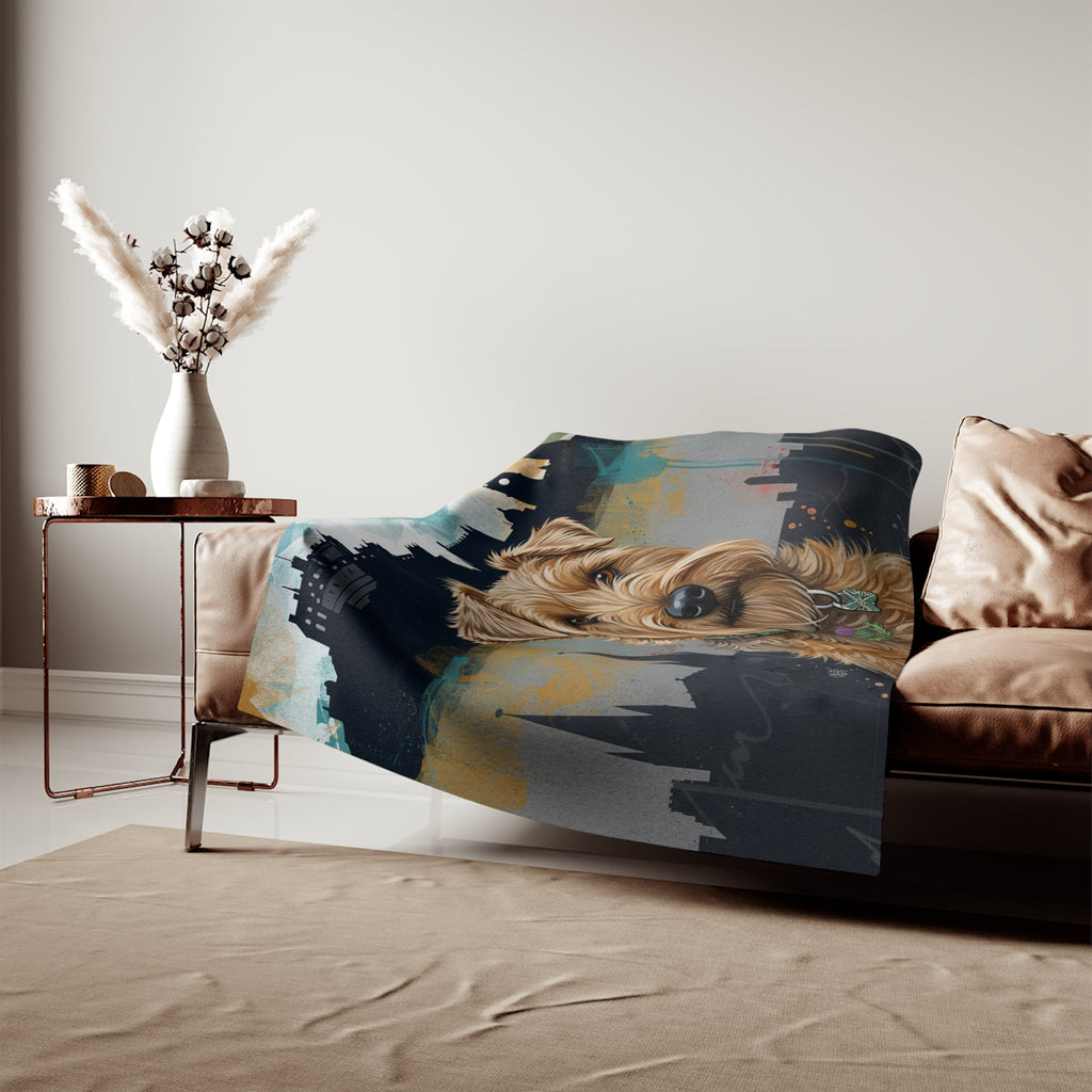 Sweatshirt Blanket – Plush Fleece Throw, 2 Size Options