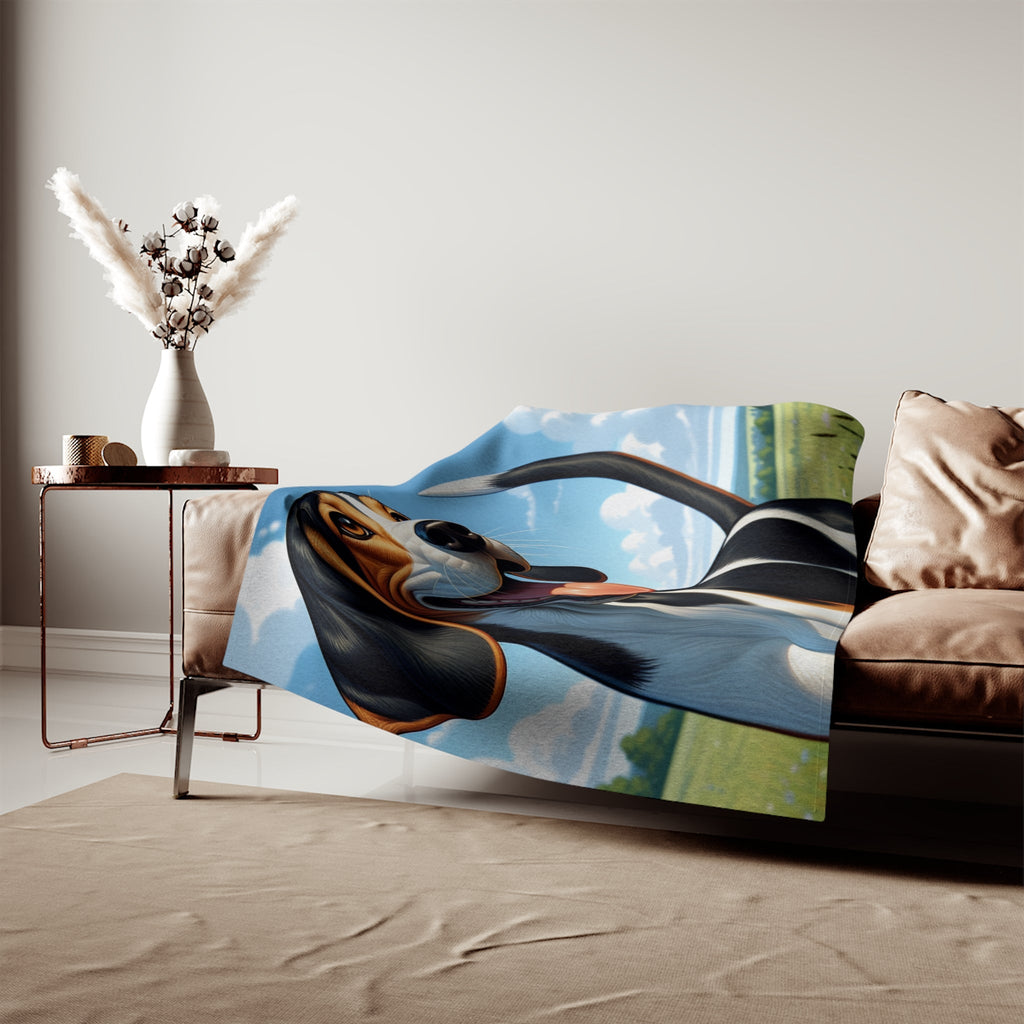 Sweatshirt Blanket – Plush Fleece Throw, 2 Size Options