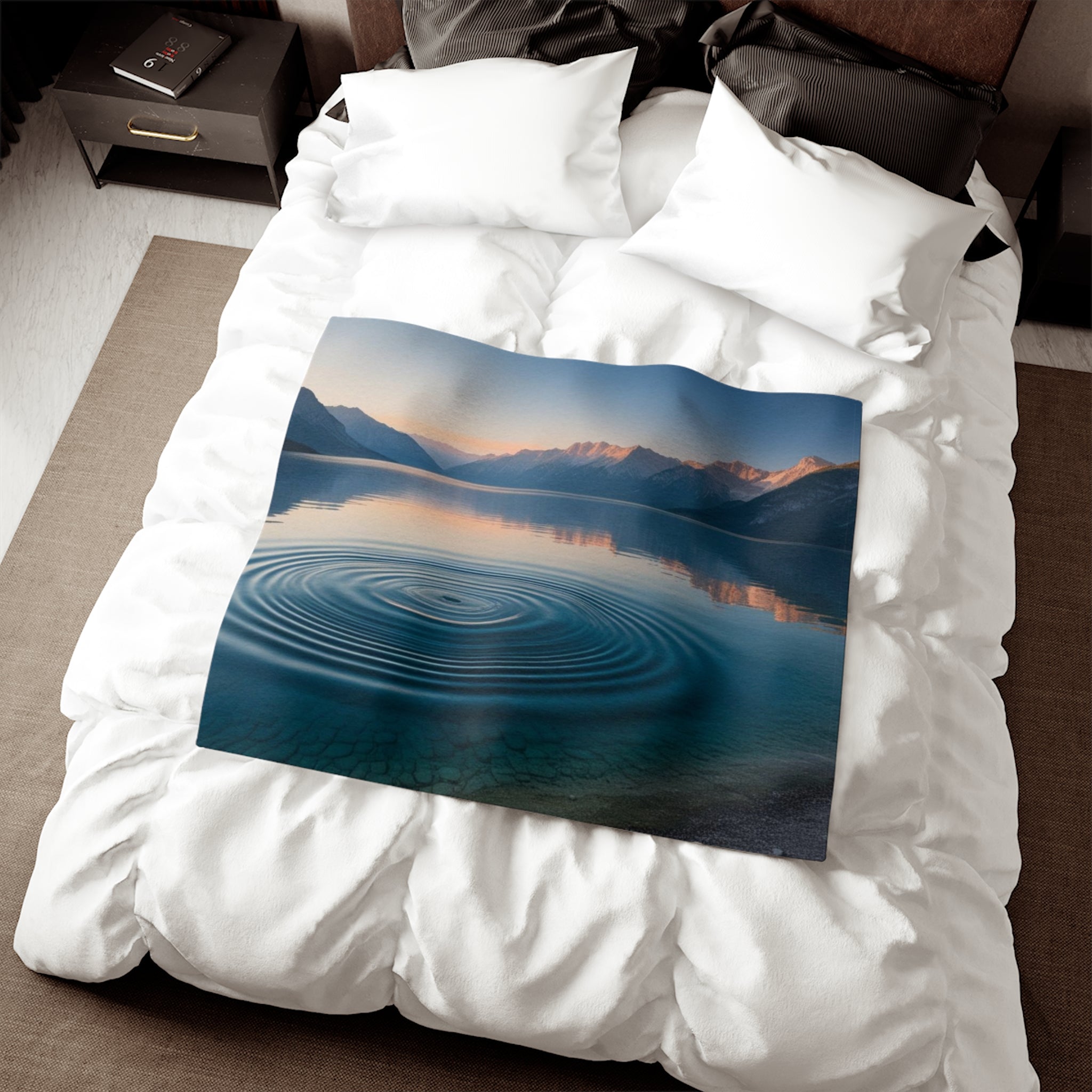 Sweatshirt Blanket – Plush Fleece Throw, 2 Size Options