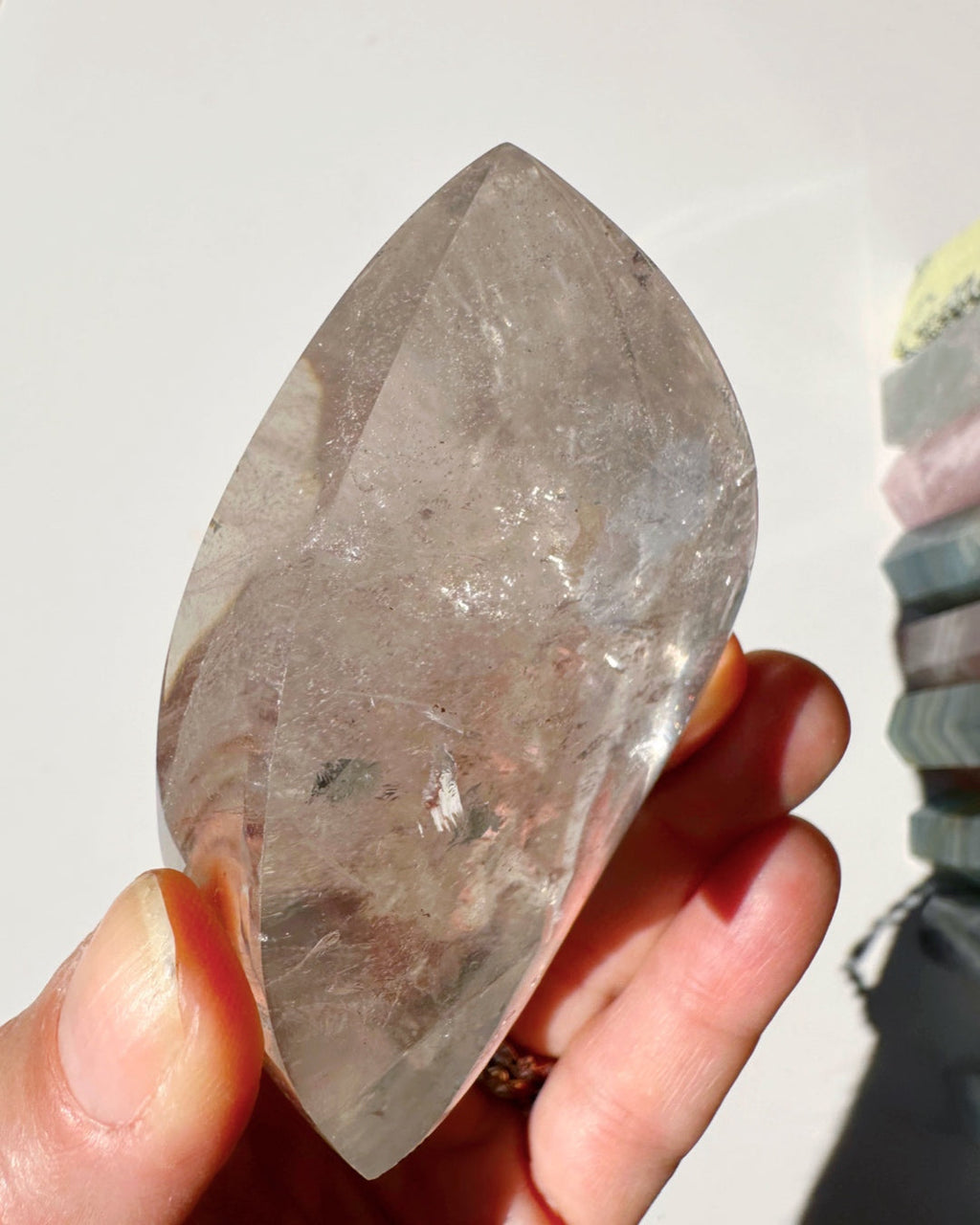 Clear Quartz Flame