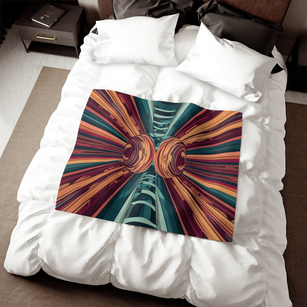 Sweatshirt Blanket – Plush Fleece Throw, 2 Size Options
