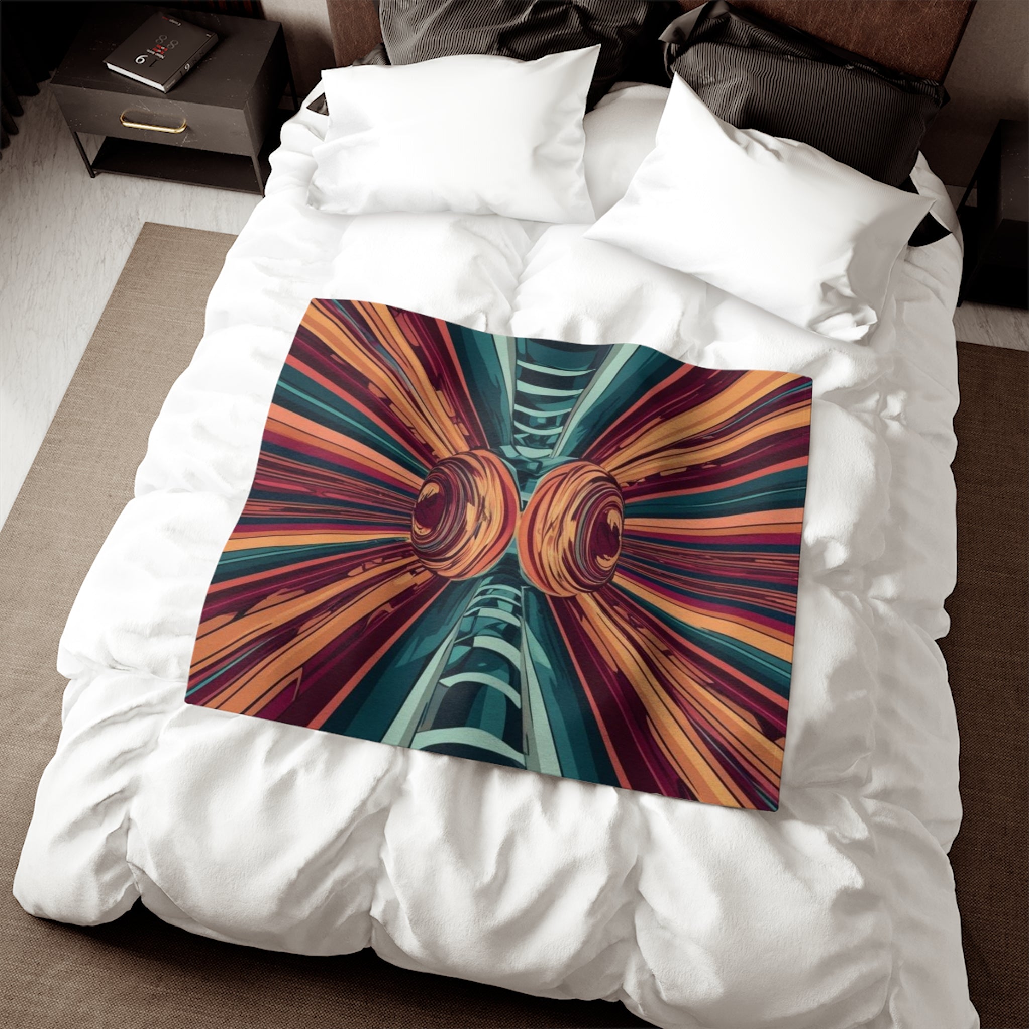 Sweatshirt Blanket – Plush Fleece Throw, 2 Size Options