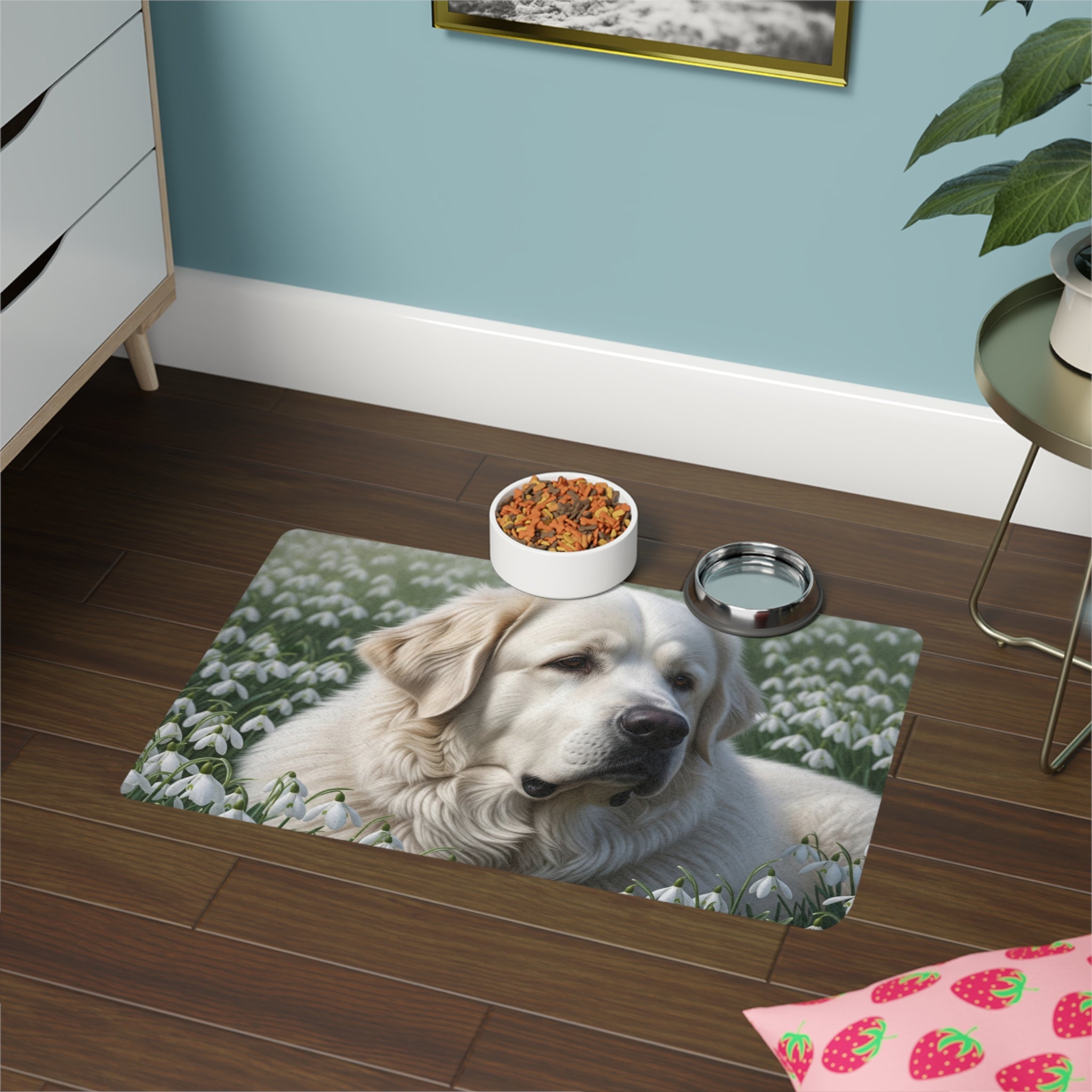 Non-Slip Pet Food Mat – Waterproof Feeding Mat for Dogs
