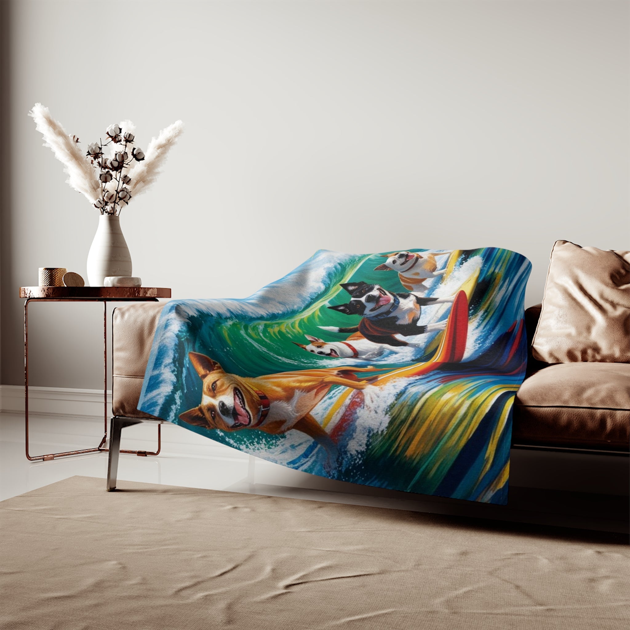 Sweatshirt Blanket – Plush Fleece Throw, 2 Size Options