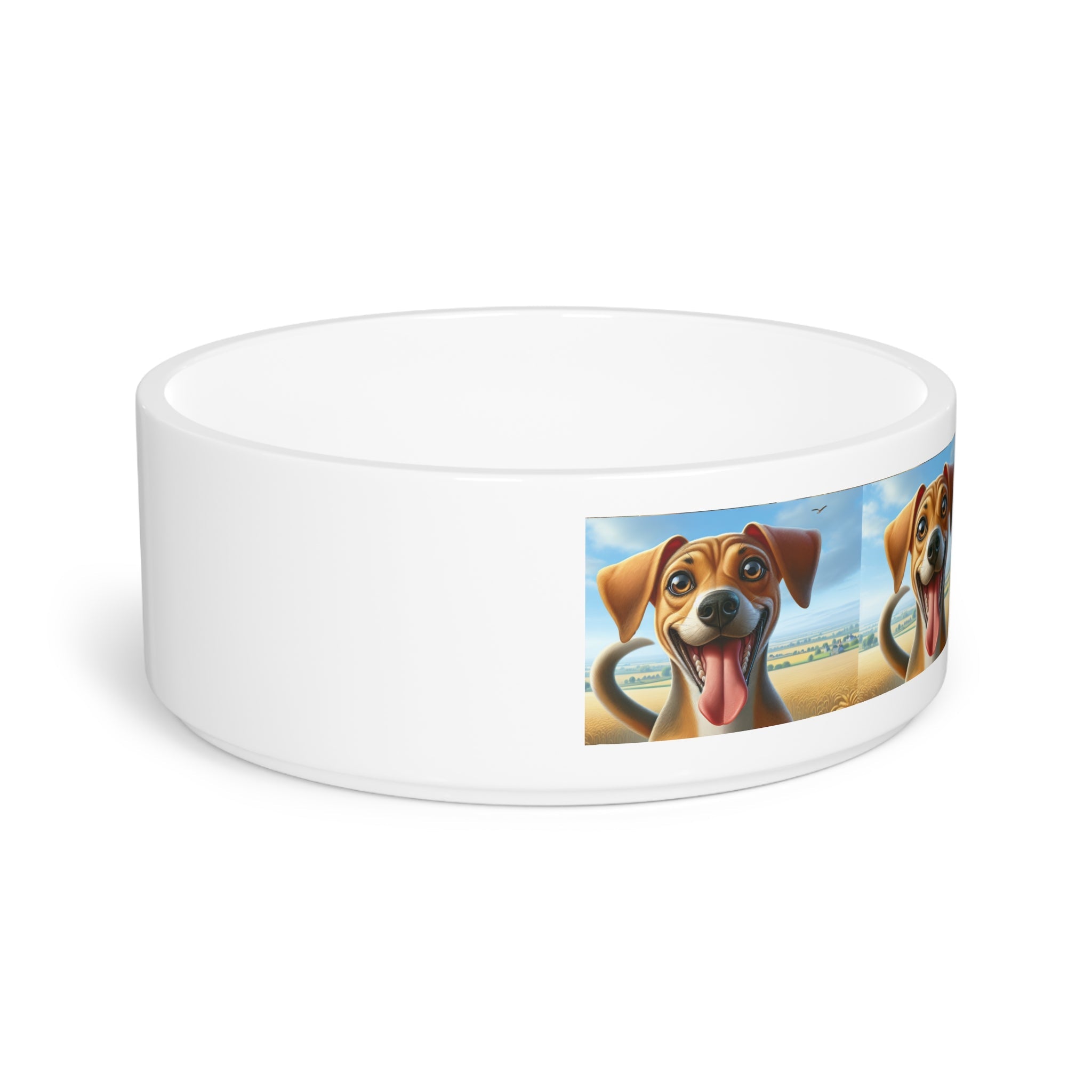 Ceramic Pet Bowl – 16 oz Dog Feeding Bowl