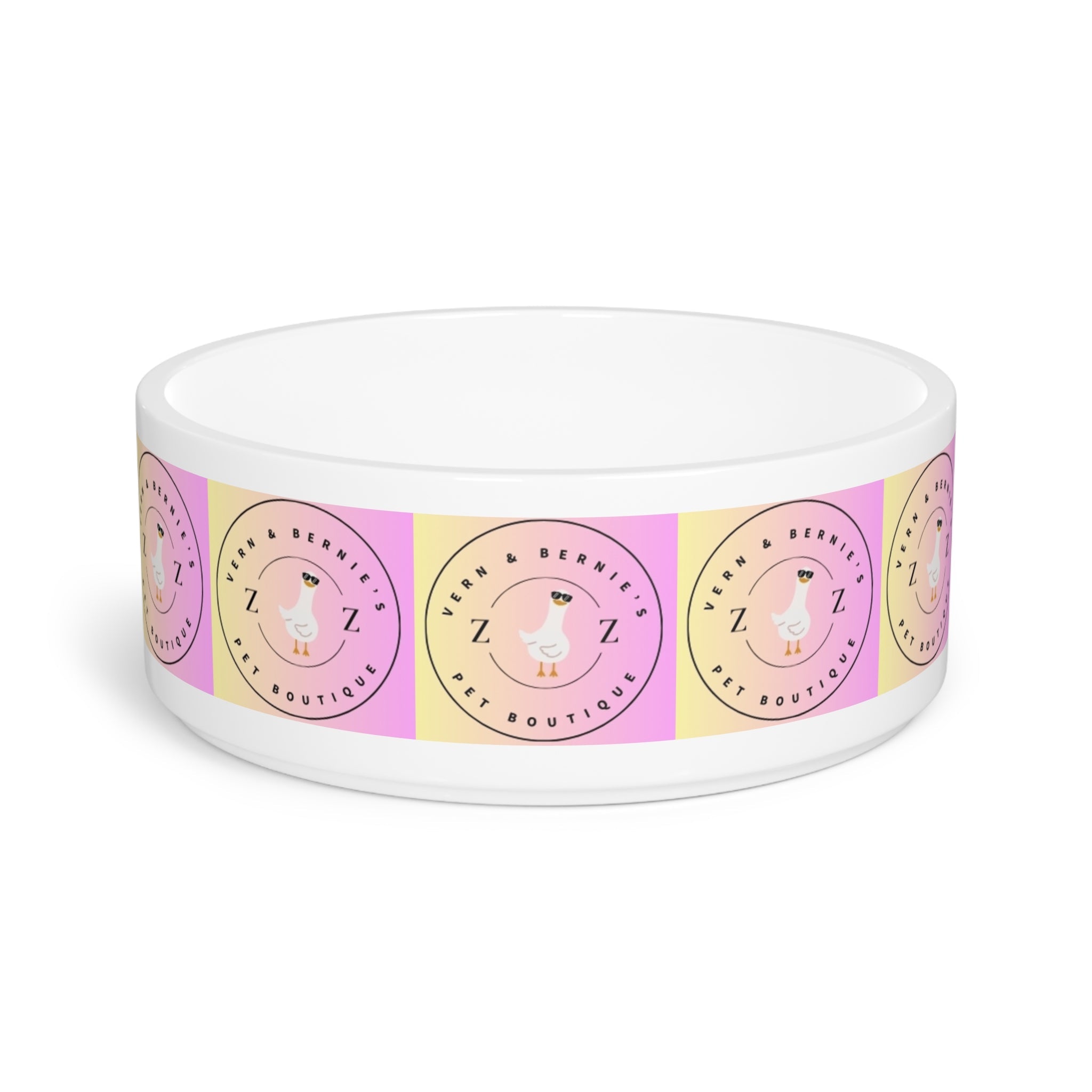 Ceramic Pet Bowl – 16 oz Dog Feeding Bowl
