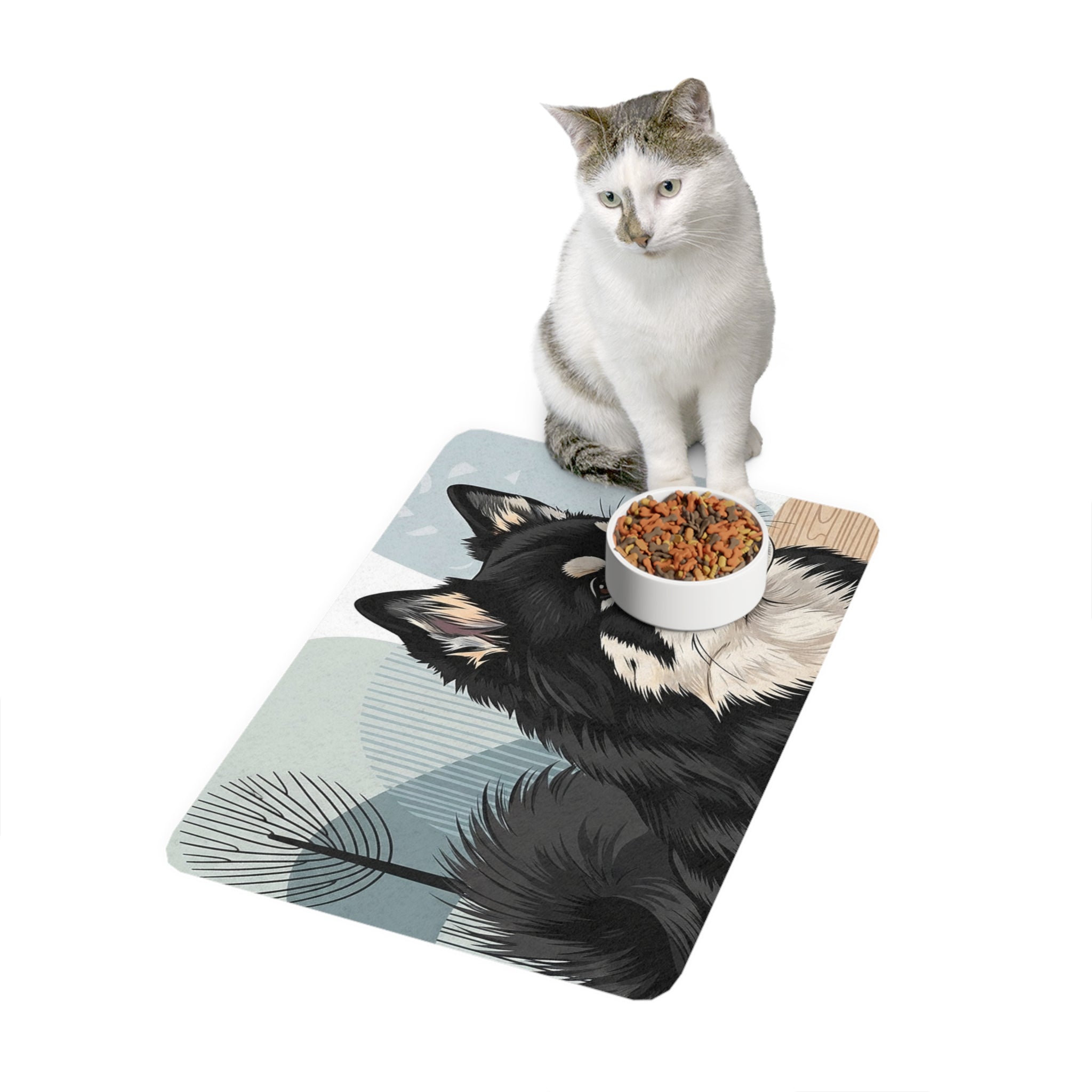 Non-Slip Pet Food Mat – Waterproof Feeding Mat for Dogs