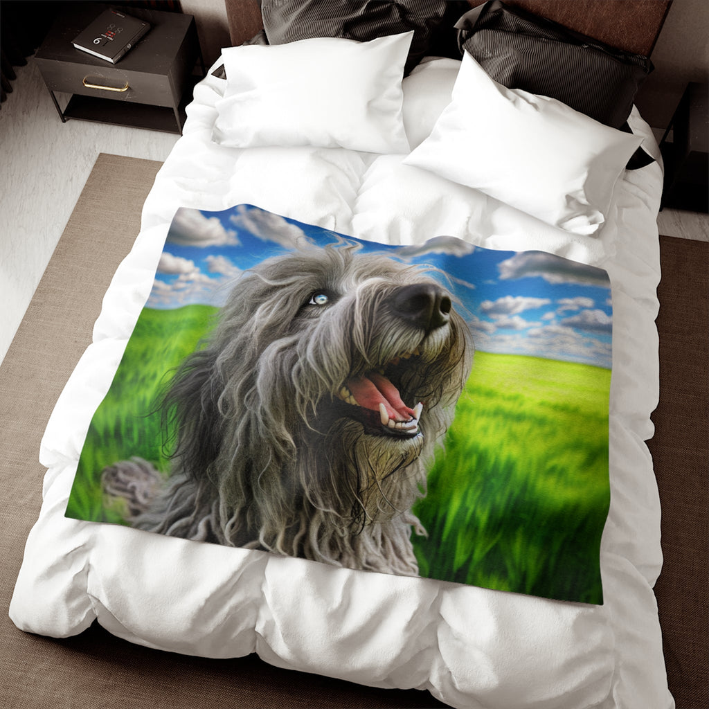 Sweatshirt Blanket – Plush Fleece Throw, 2 Size Options