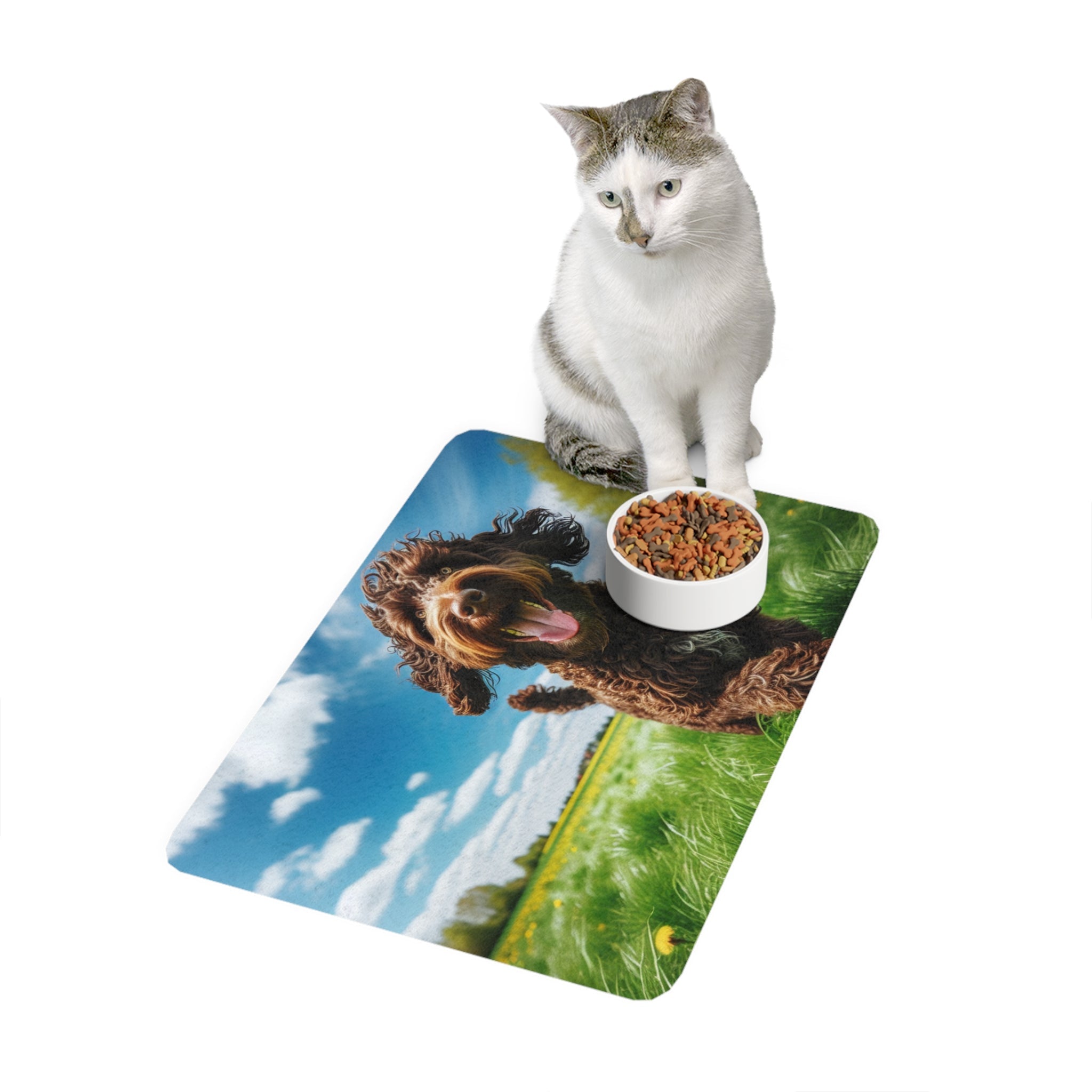 Non-Slip Pet Food Mat – Waterproof Feeding Mat for Dogs