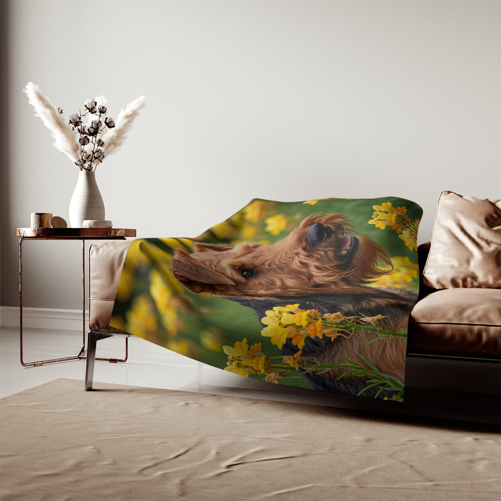 Sweatshirt Blanket – Plush Fleece Throw, 2 Size Options
