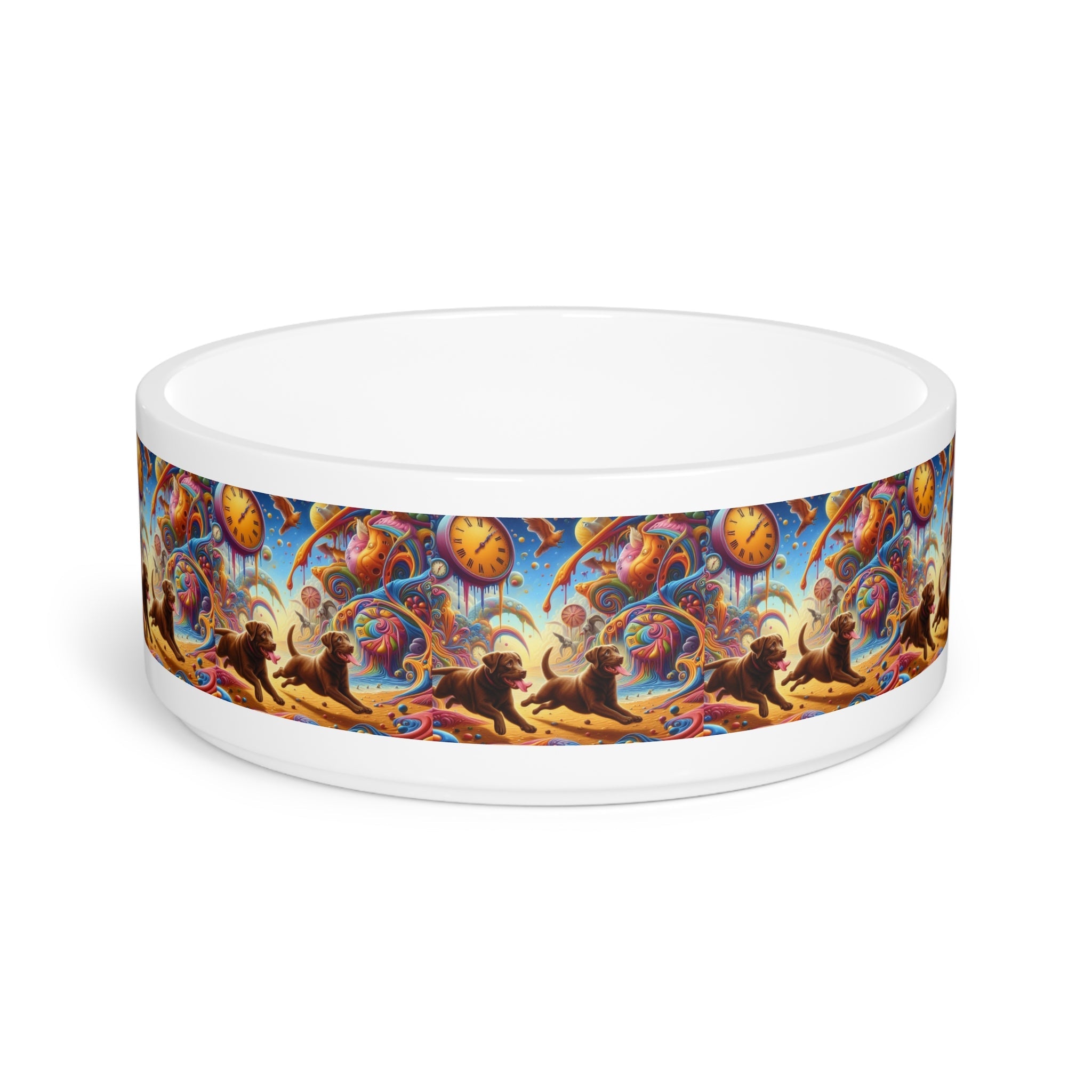 Ceramic Pet Bowl – 16 oz Dog Feeding Bowl