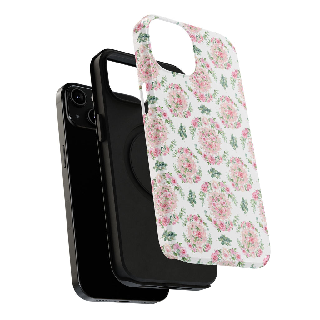 Customizable: Floral Impact-Resistant Phone Case